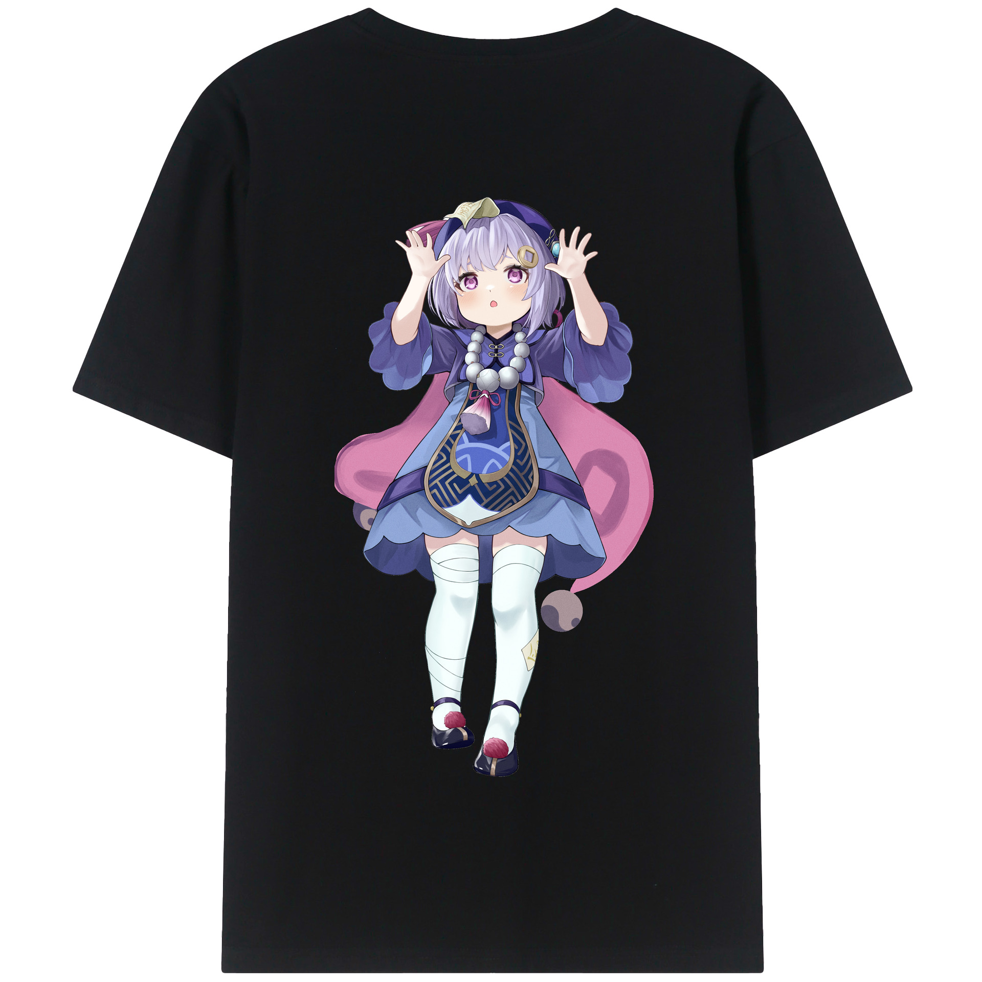 げんし神 七七 なな  genshin Nana 綿100％半袖Tシャツ（背面プリント）