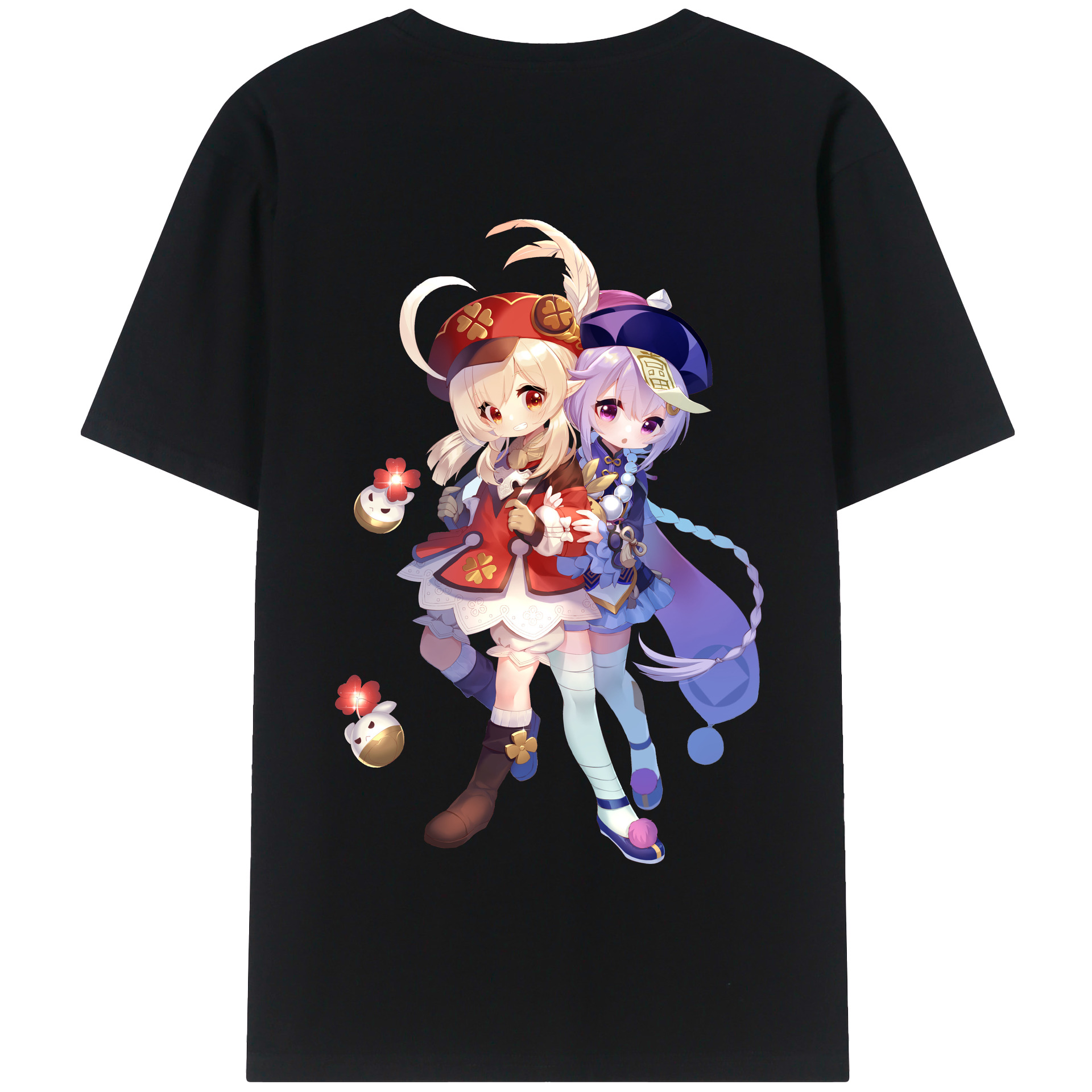 げんし神 七七 なな  genshin Nana 綿100％半袖Tシャツ（背面プリント）