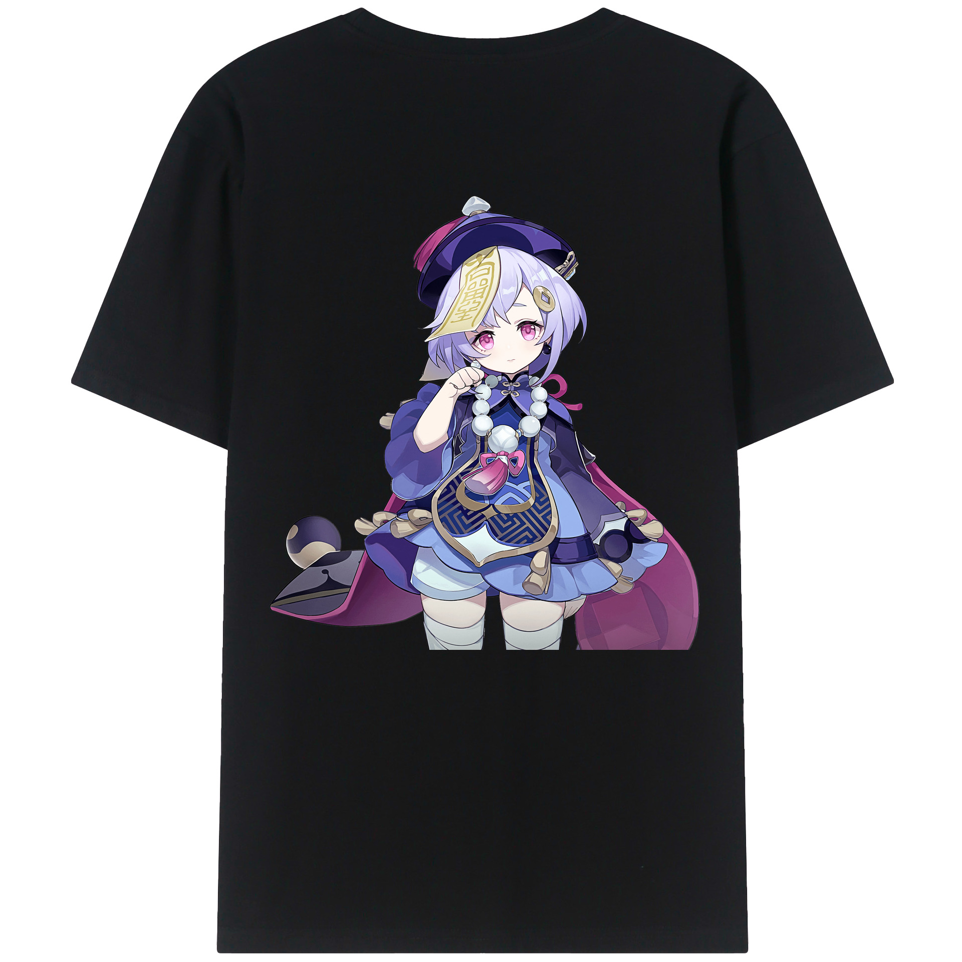 げんし神 七七 なな  genshin Nana 綿100％半袖Tシャツ（背面プリント）