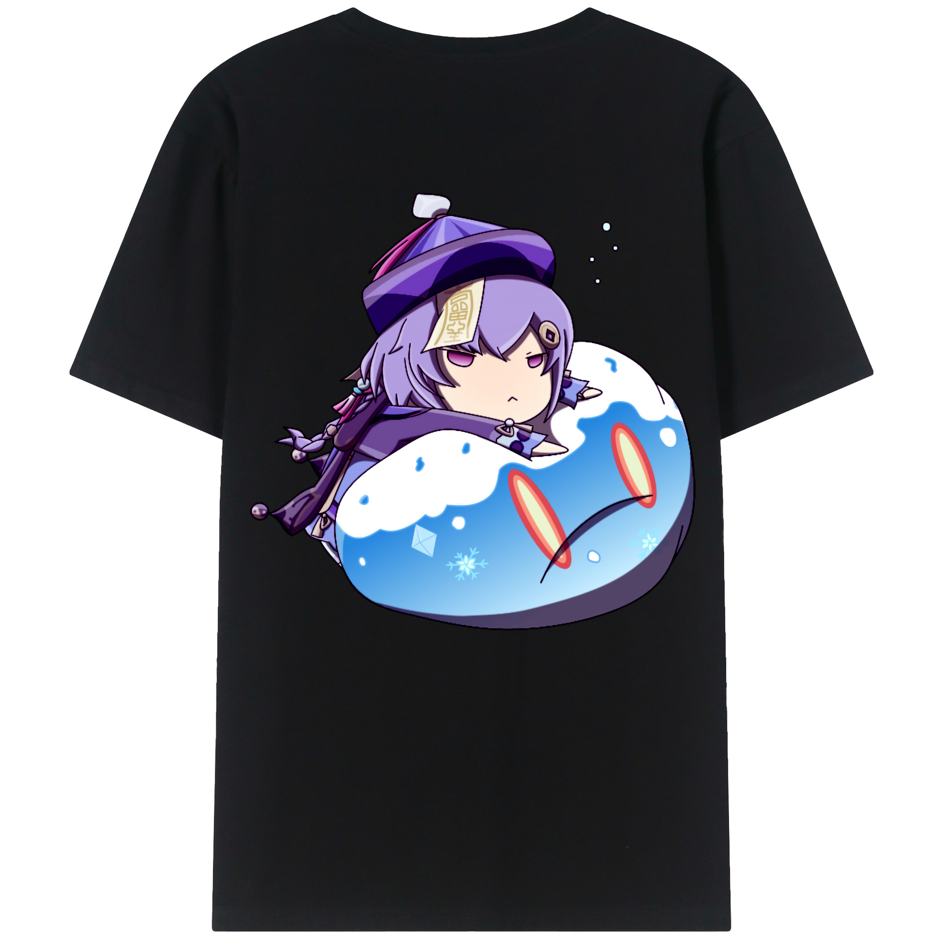 げんし神 七七 なな  genshin Nana 綿100％半袖Tシャツ（背面プリント）