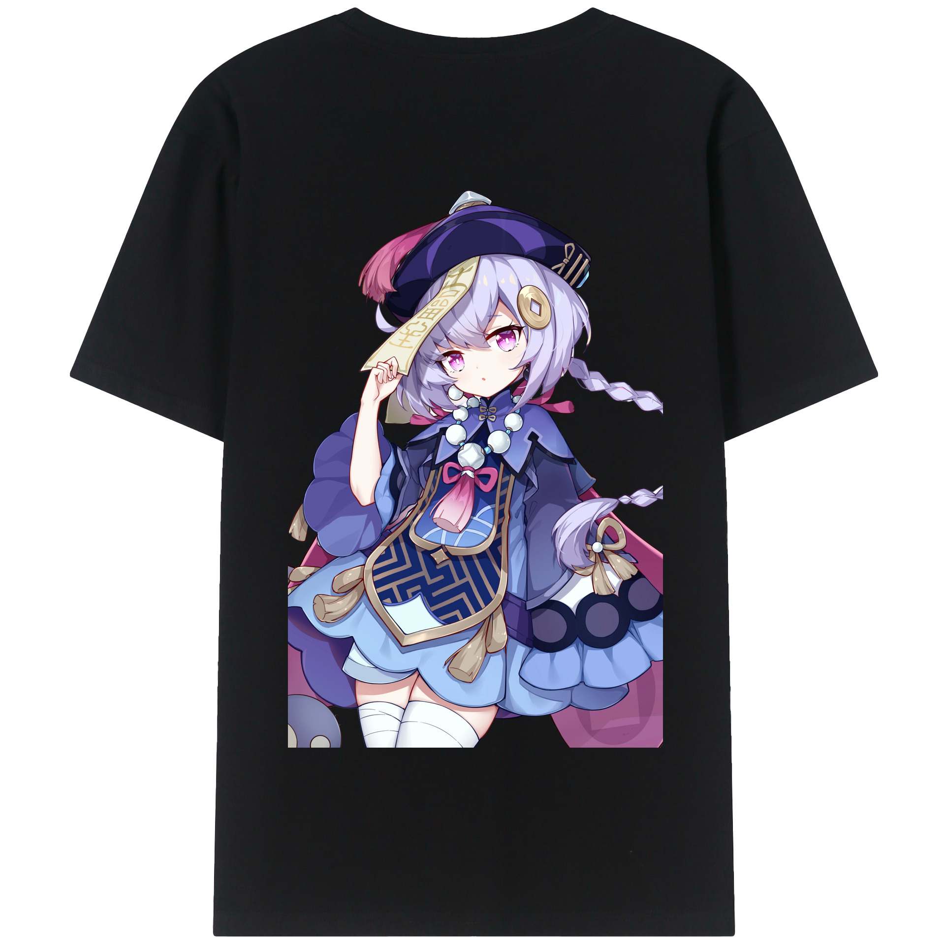 げんし神 七七 なな  genshin Nana 綿100％半袖Tシャツ（背面プリント）