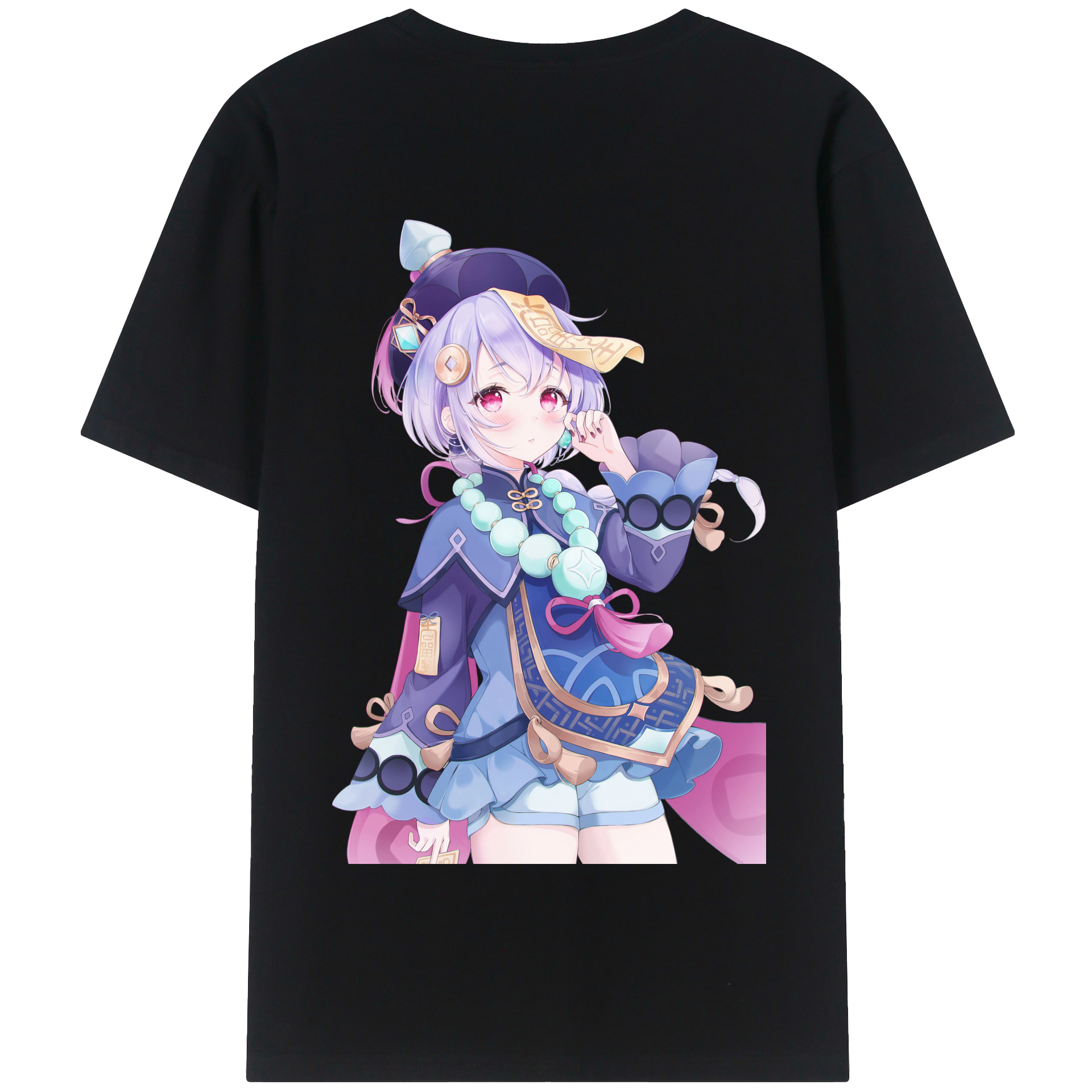 げんし神 七七 なな  genshin Nana 綿100％半袖Tシャツ（背面プリント）
