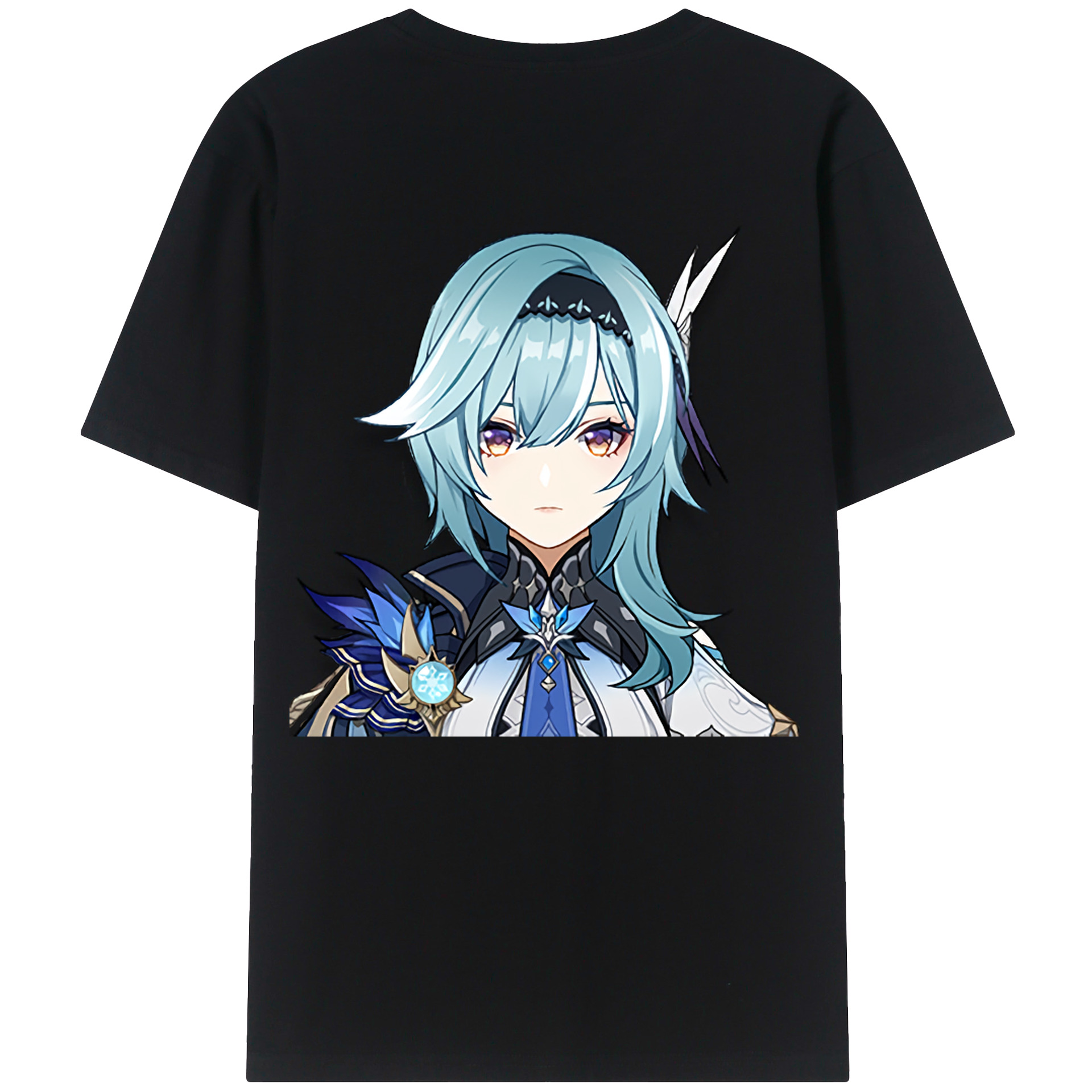 げんし神 优菈 ゆうら genshin Yūra 綿100％半袖Tシャツ（背面プリント）