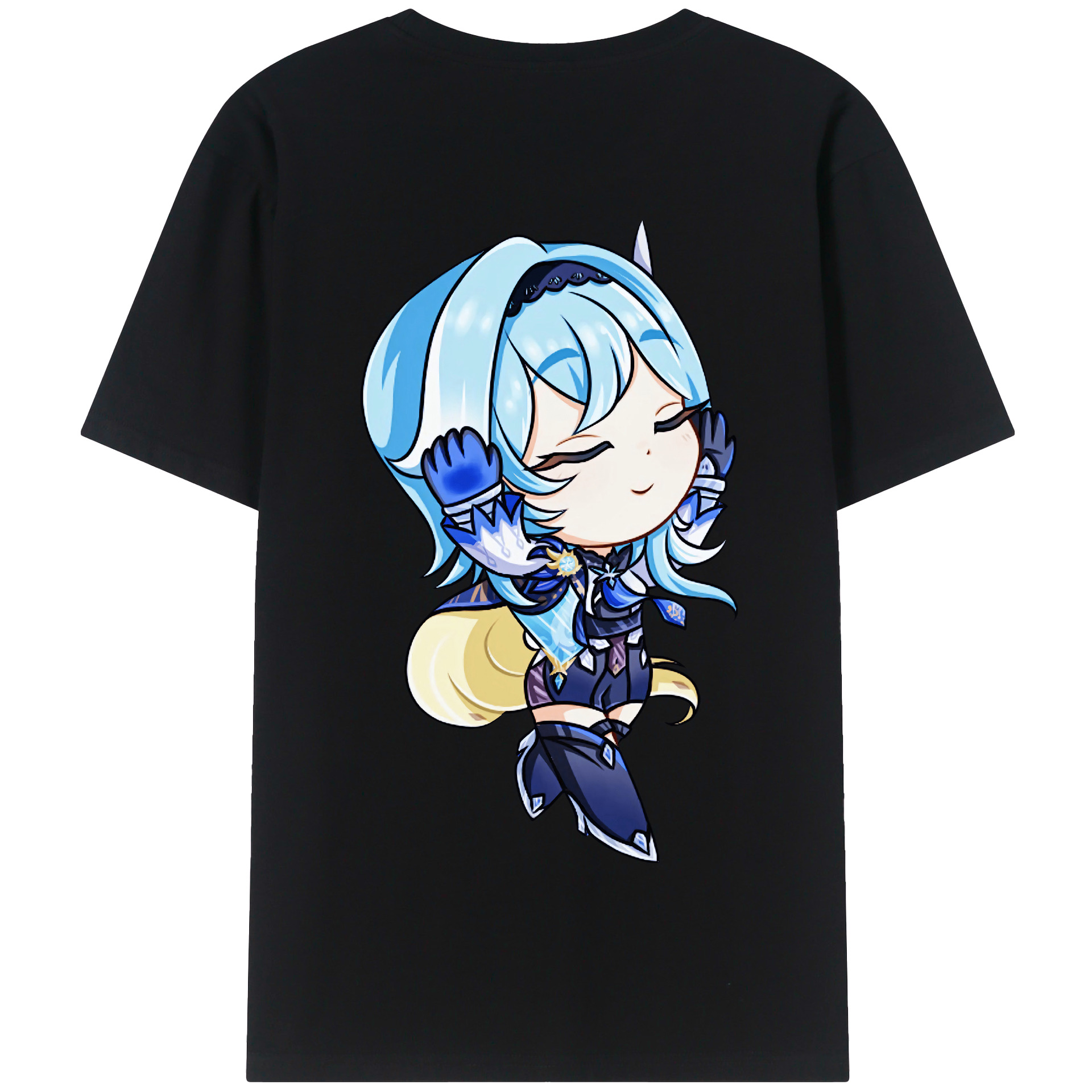 げんし神 优菈 ゆうら genshin Yūra 綿100％半袖Tシャツ（背面プリント）