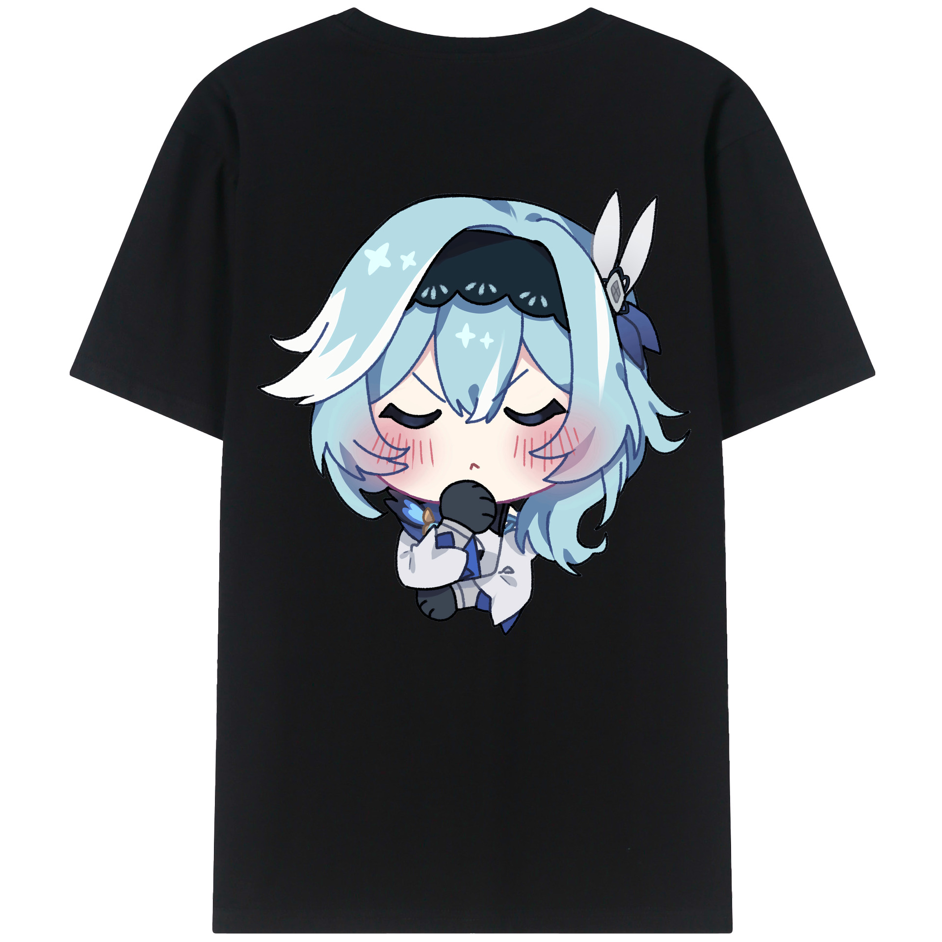 げんし神 优菈 ゆうら genshin Yūra 綿100％半袖Tシャツ（背面プリント）