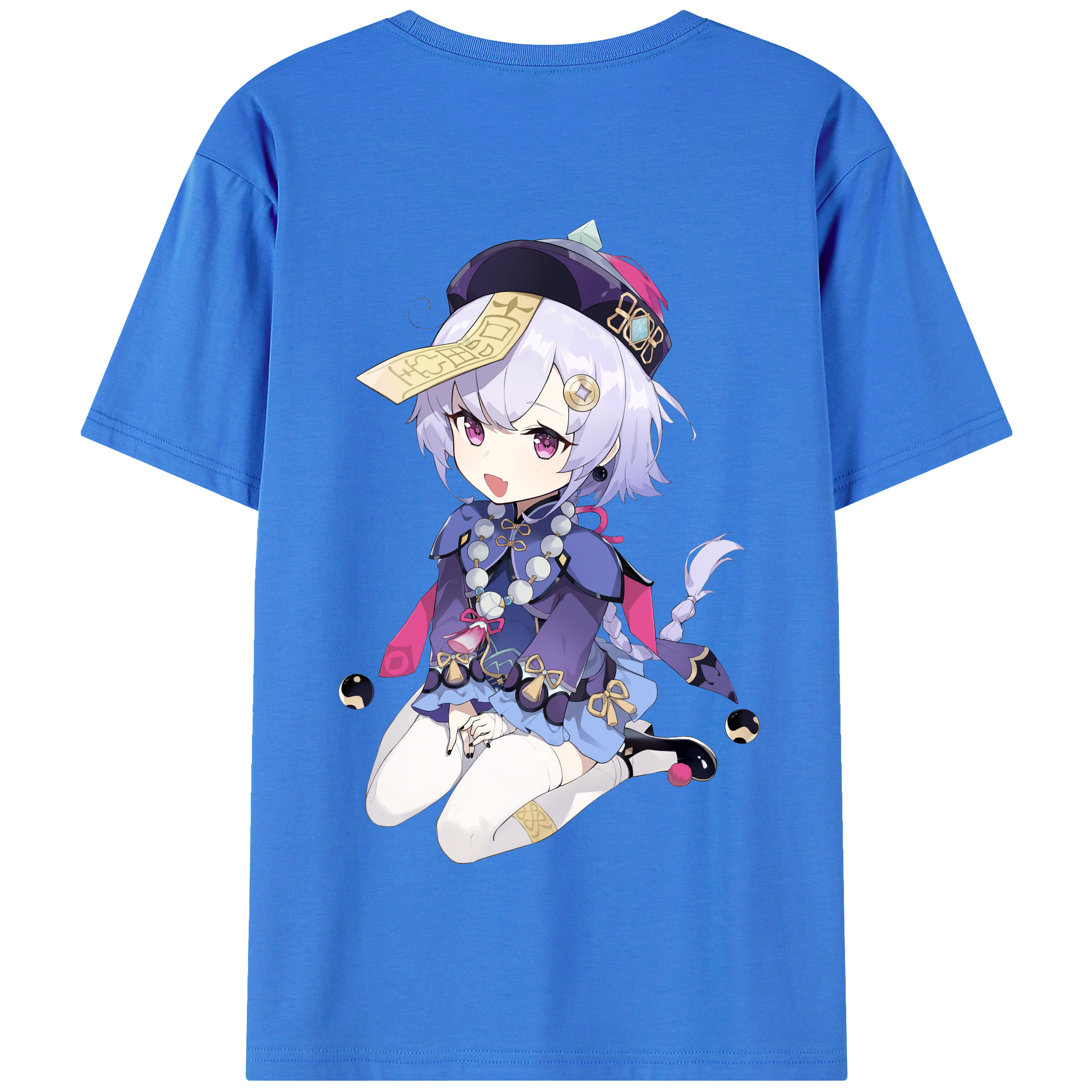 げんし神 七七 なな  genshin Nana 綿100％半袖Tシャツ（背面プリント）