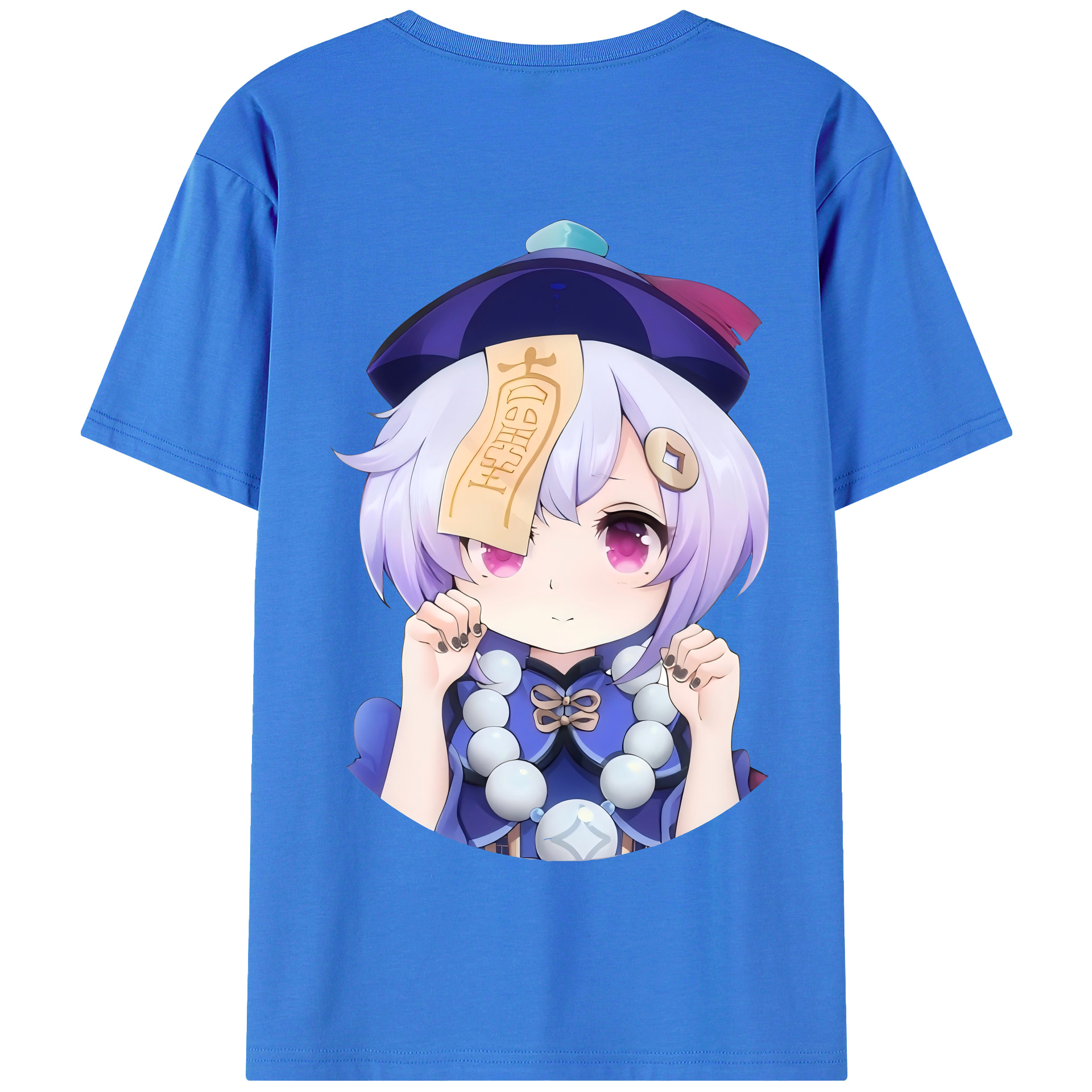 げんし神 七七 なな  genshin Nana 綿100％半袖Tシャツ（背面プリント）