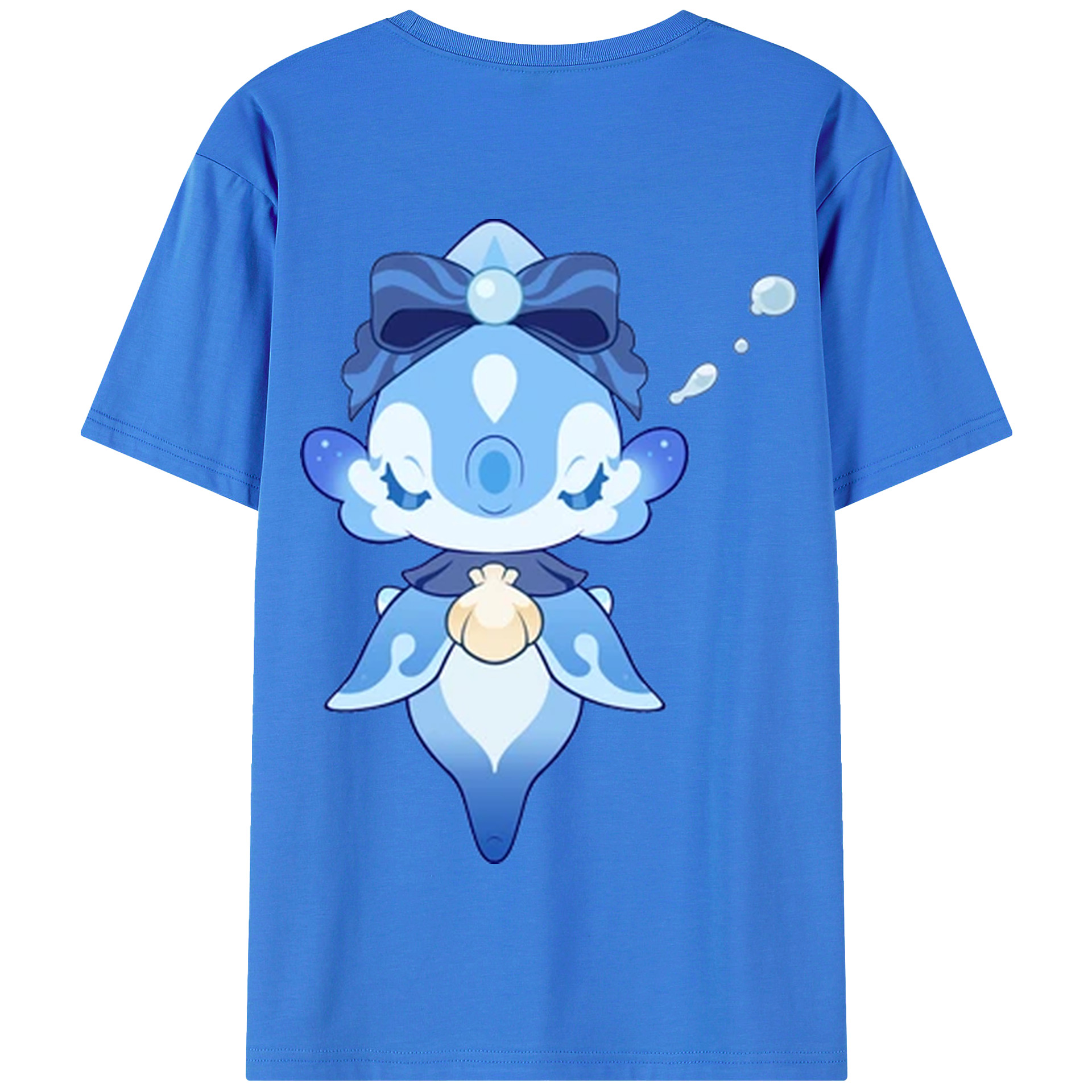 げんし神 フリーナ genshin Furina 綿100％半袖Tシャツ（背面プリント）