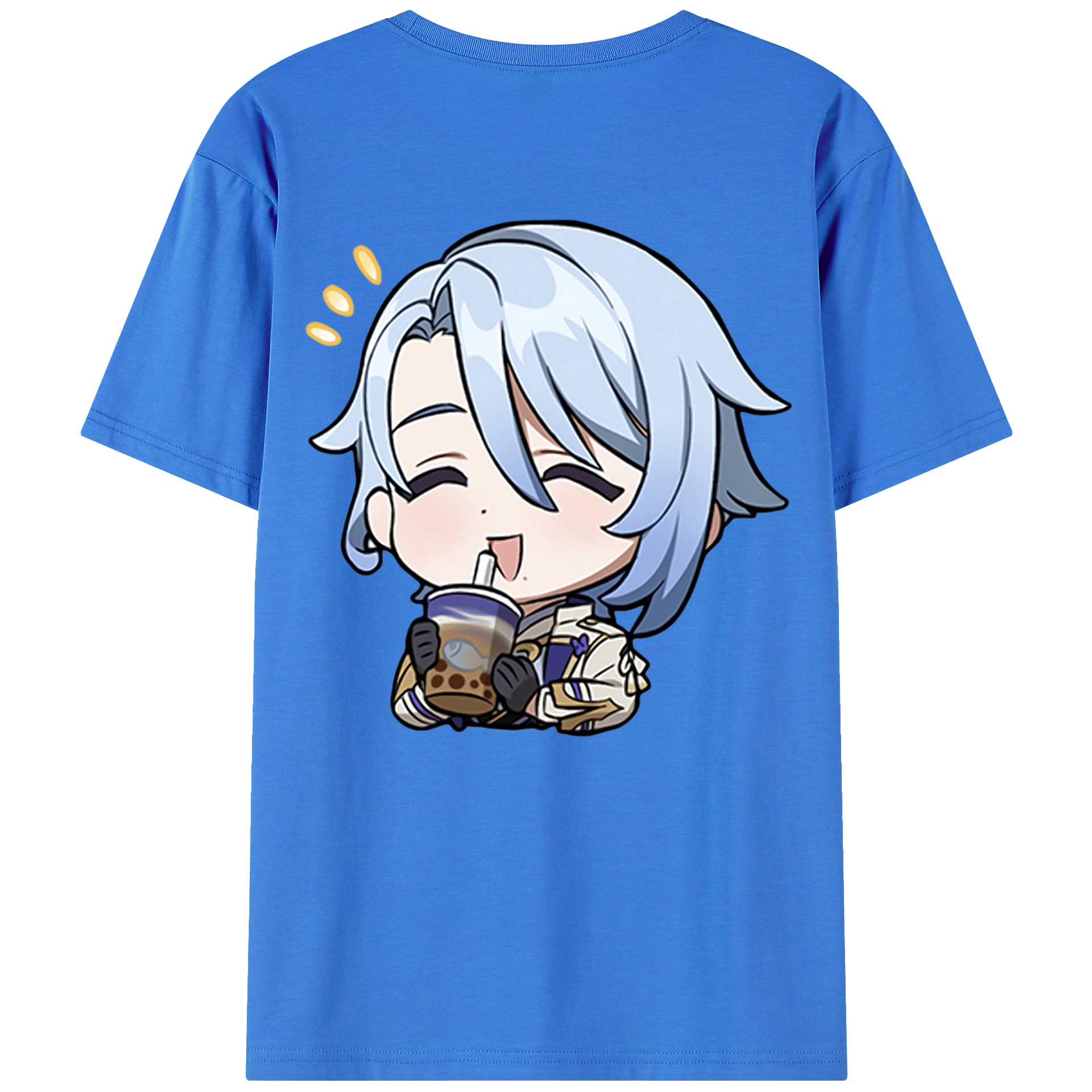 げんし神 神里綾人 かみさとあやと genshin Kamisato Ayato 綿100％半袖Tシャツ（背面プリント）
