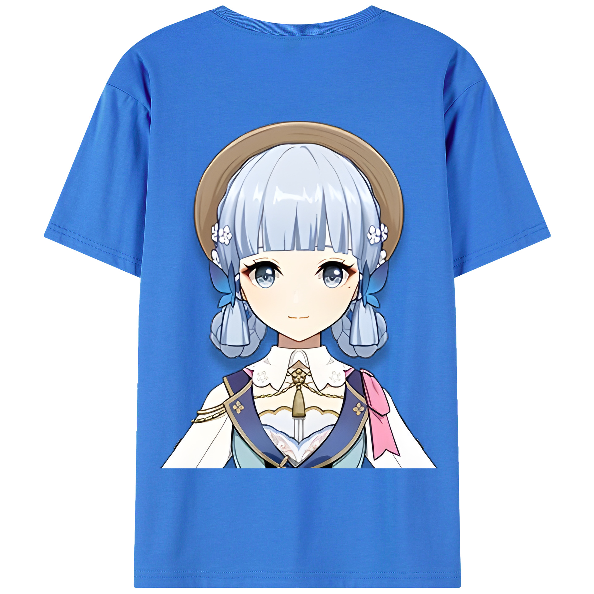 げんし神 神里綾華 神宮寺レン genshin Kamimiya Ren 綿100％半袖Tシャツ（背面プリント）