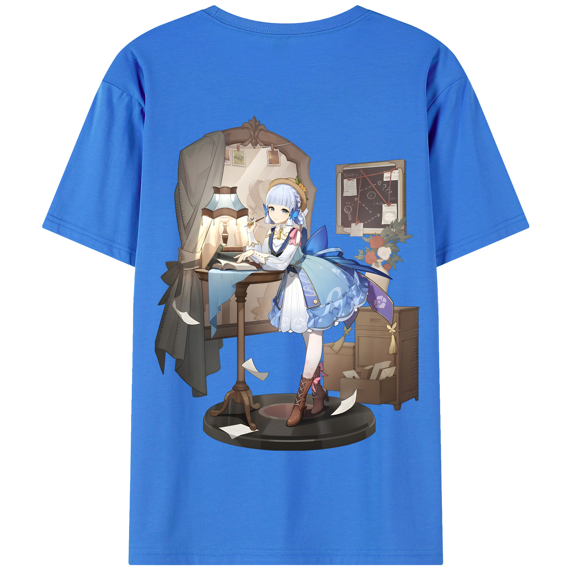 げんし神 神里綾華 神宮寺レン genshin Kamimiya Ren 綿100％半袖Tシャツ（背面プリント）