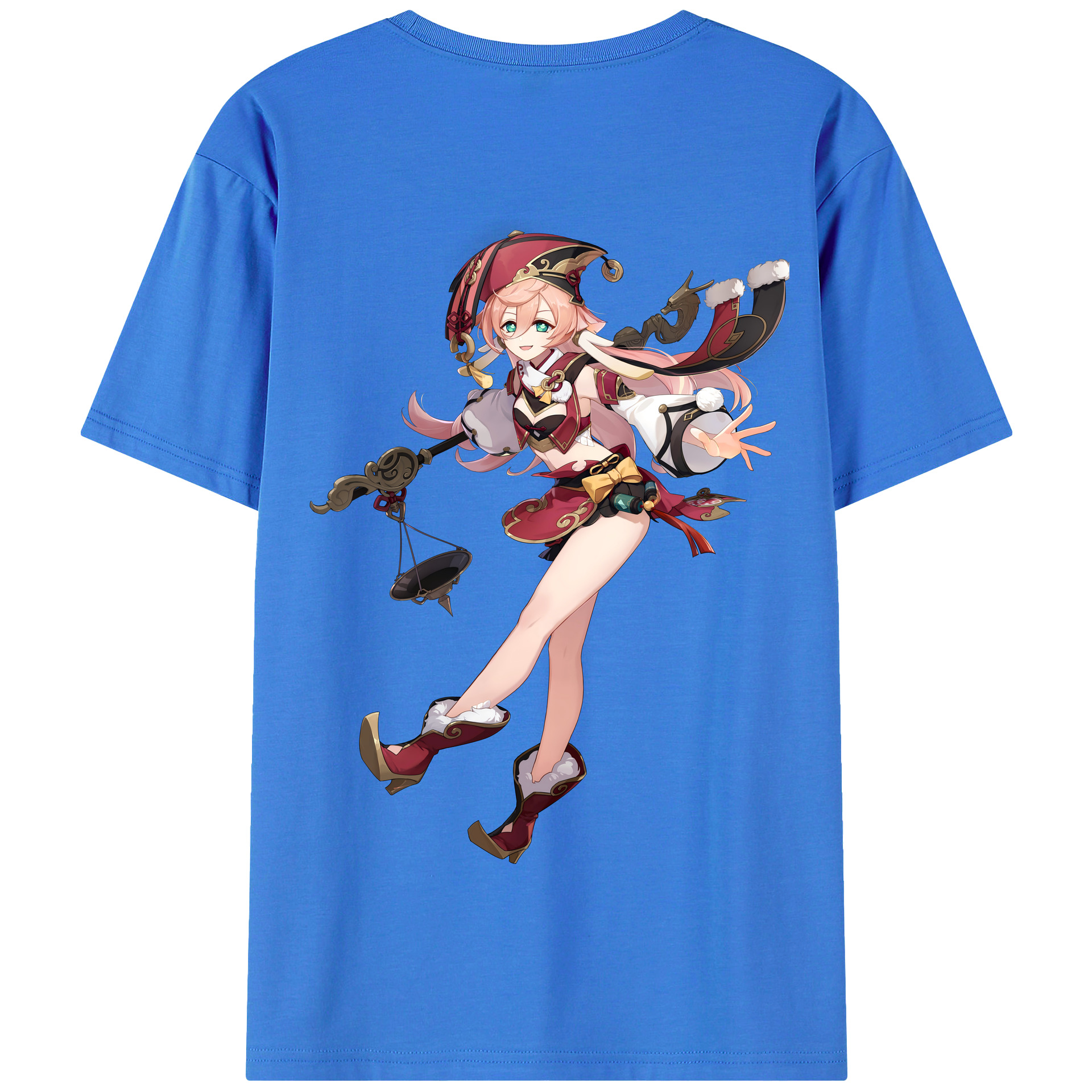 げんし神 ヤンフェイ genshin Yanfei 綿100％半袖Tシャツ（背面プリント）