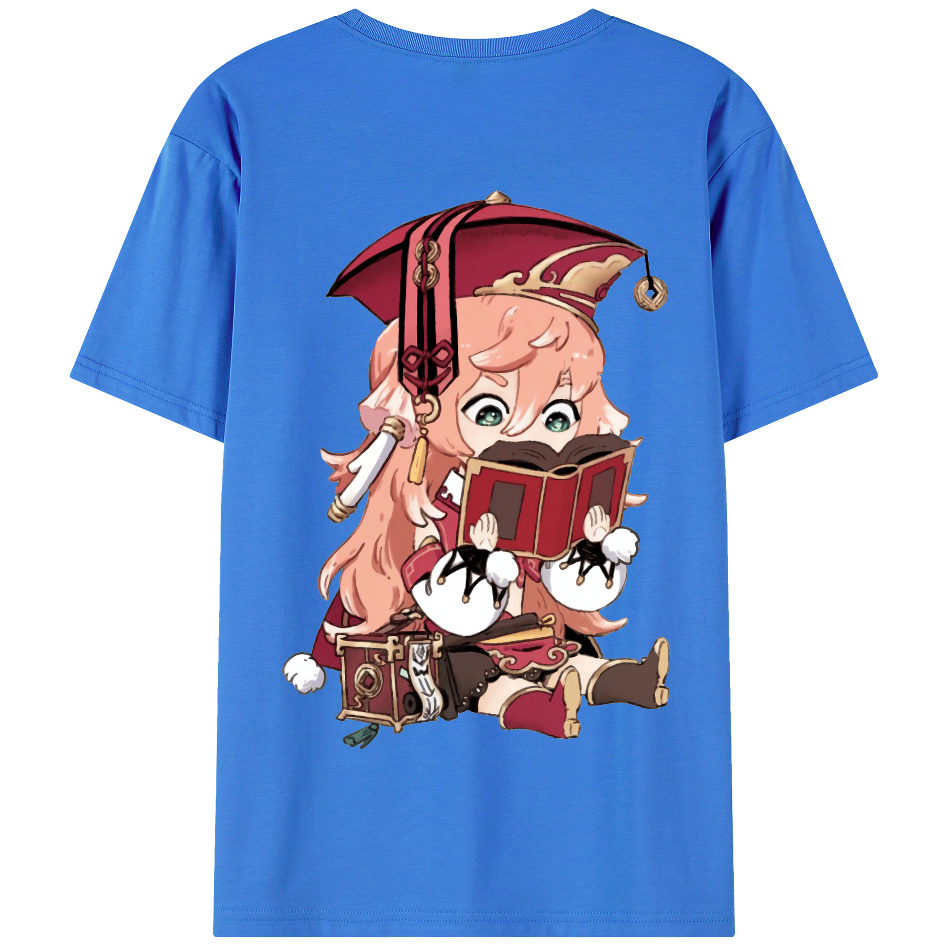 げんし神 ヤンフェイ genshin Yanfei 綿100％半袖Tシャツ（背面プリント）