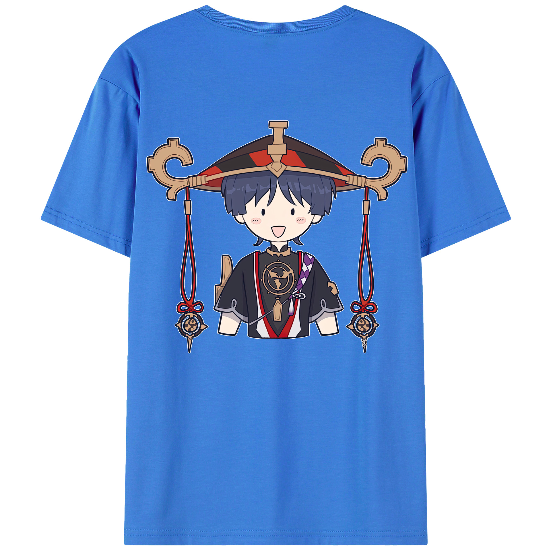 げんし神 さんペい genshin Sanpei 綿100％半袖Tシャツ（背面プリント）
