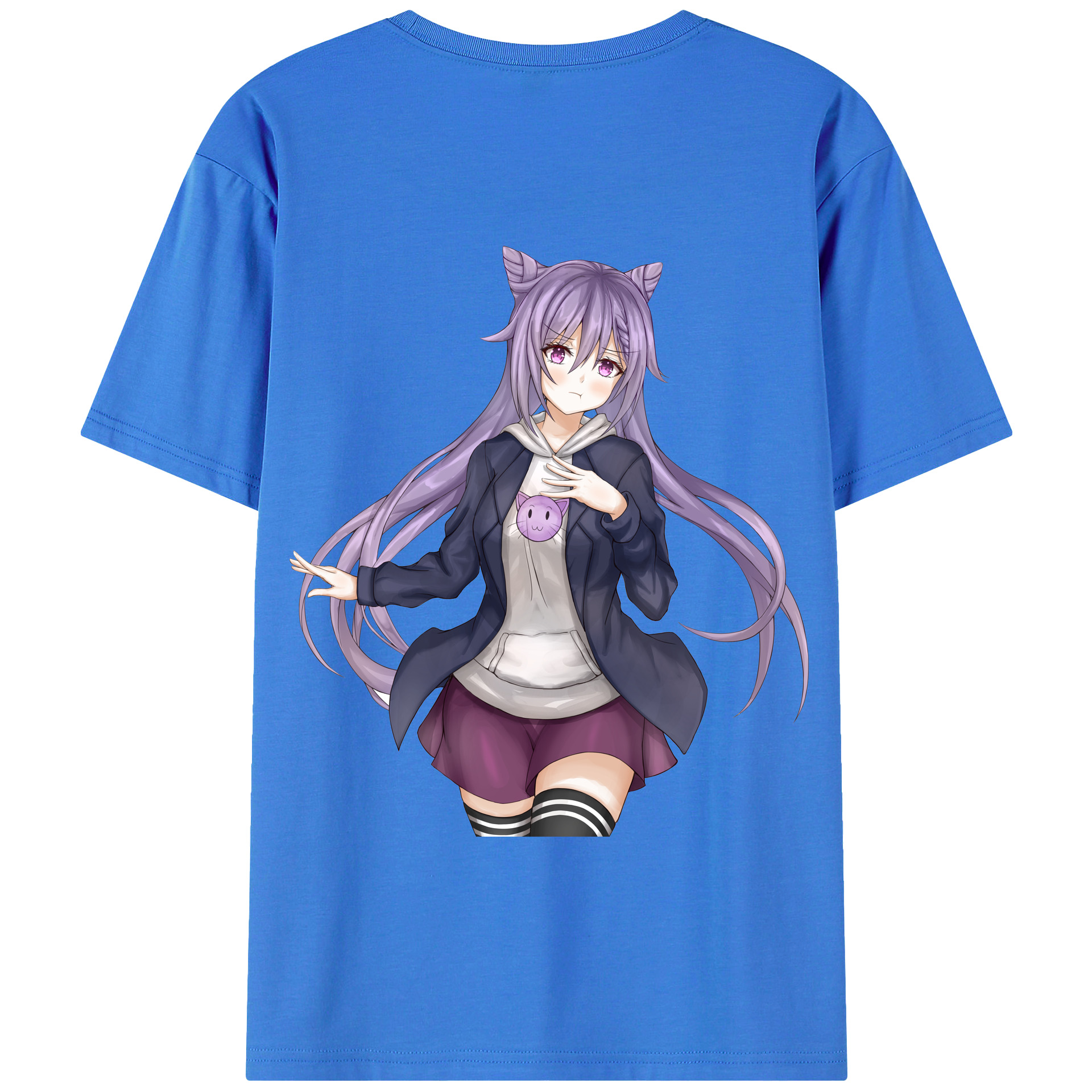 げんし神 刻晴 こくせい genshin Kokusei 綿100％半袖Tシャツ（背面プリント）