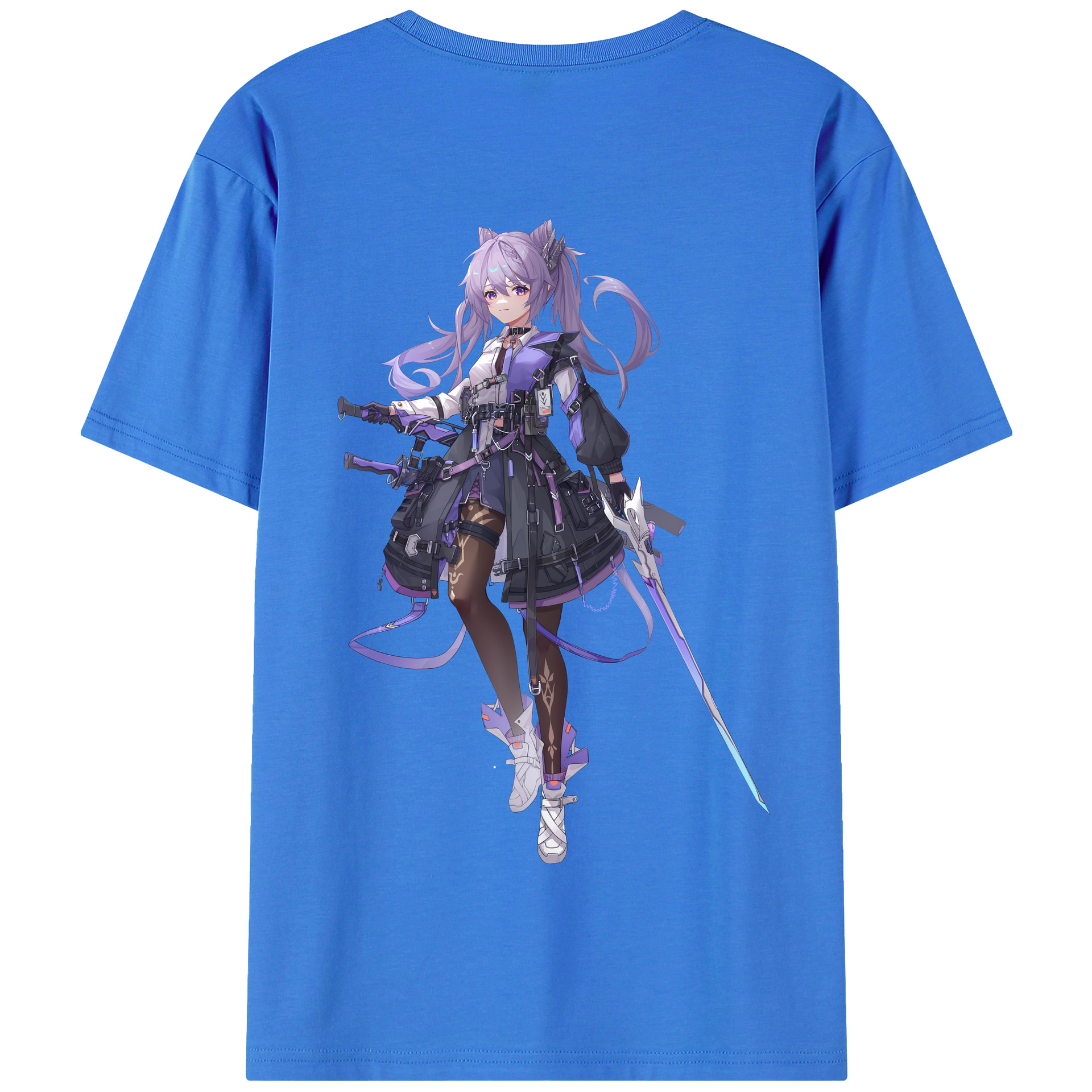 げんし神 刻晴 こくせい genshin Kokusei 綿100％半袖Tシャツ（背面プリント）