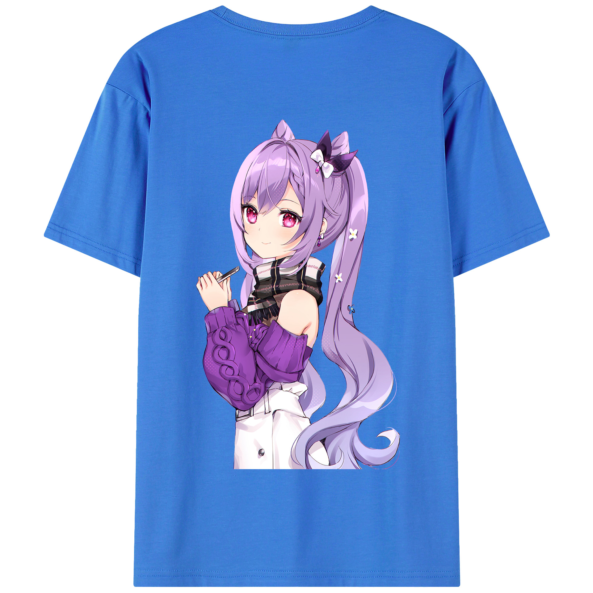 げんし神 刻晴 こくせい genshin Kokusei 綿100％半袖Tシャツ（背面プリント）