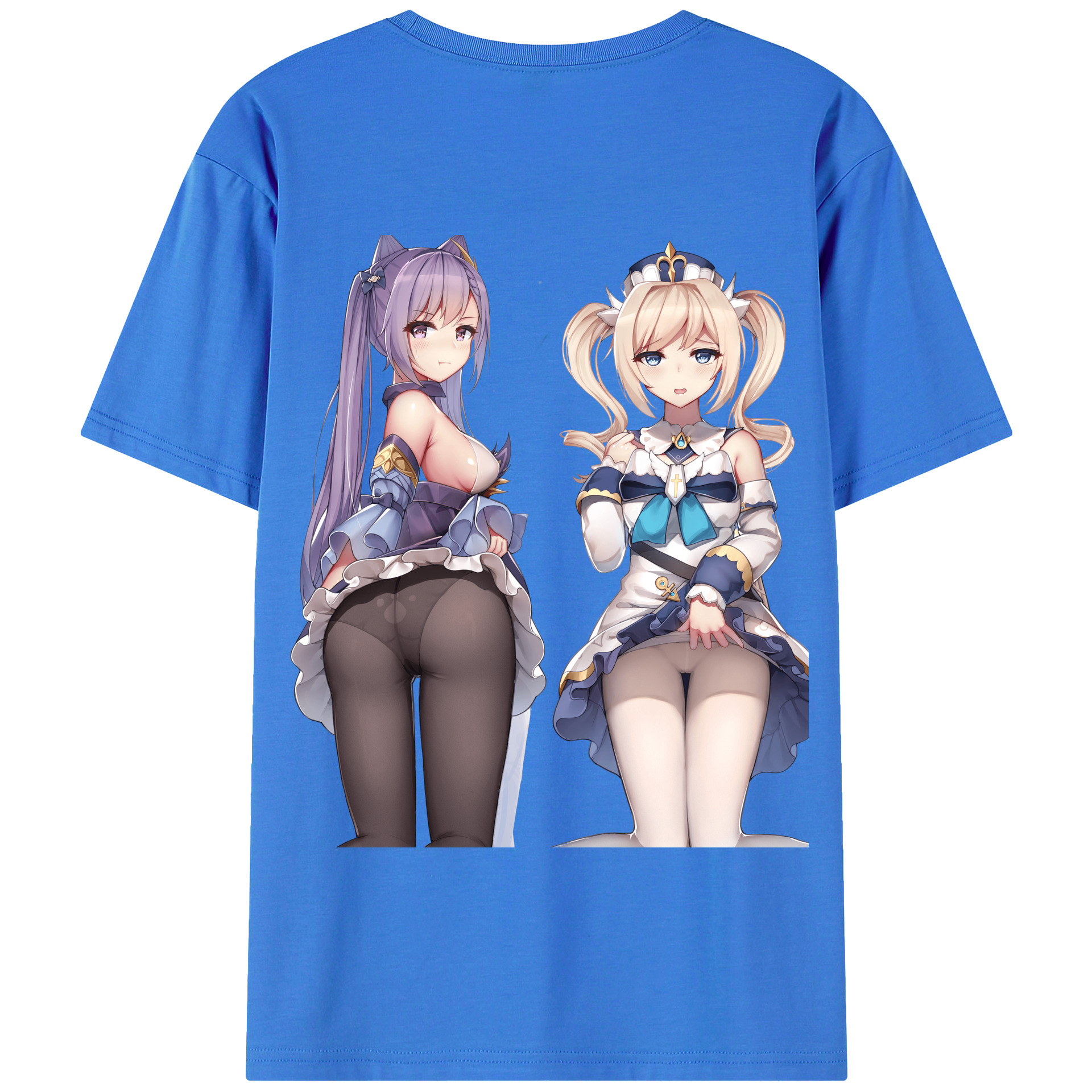 げんし神 刻晴 こくせい genshin Kokusei 綿100％半袖Tシャツ（背面プリント）