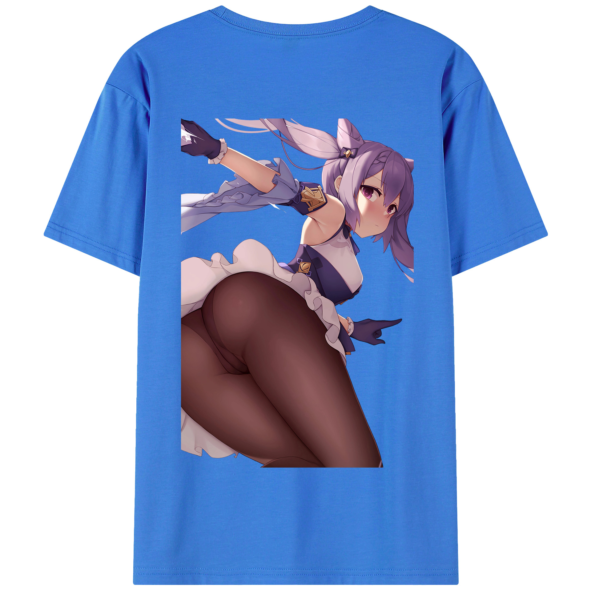げんし神 刻晴 こくせい genshin Kokusei 綿100％半袖Tシャツ（背面プリント）