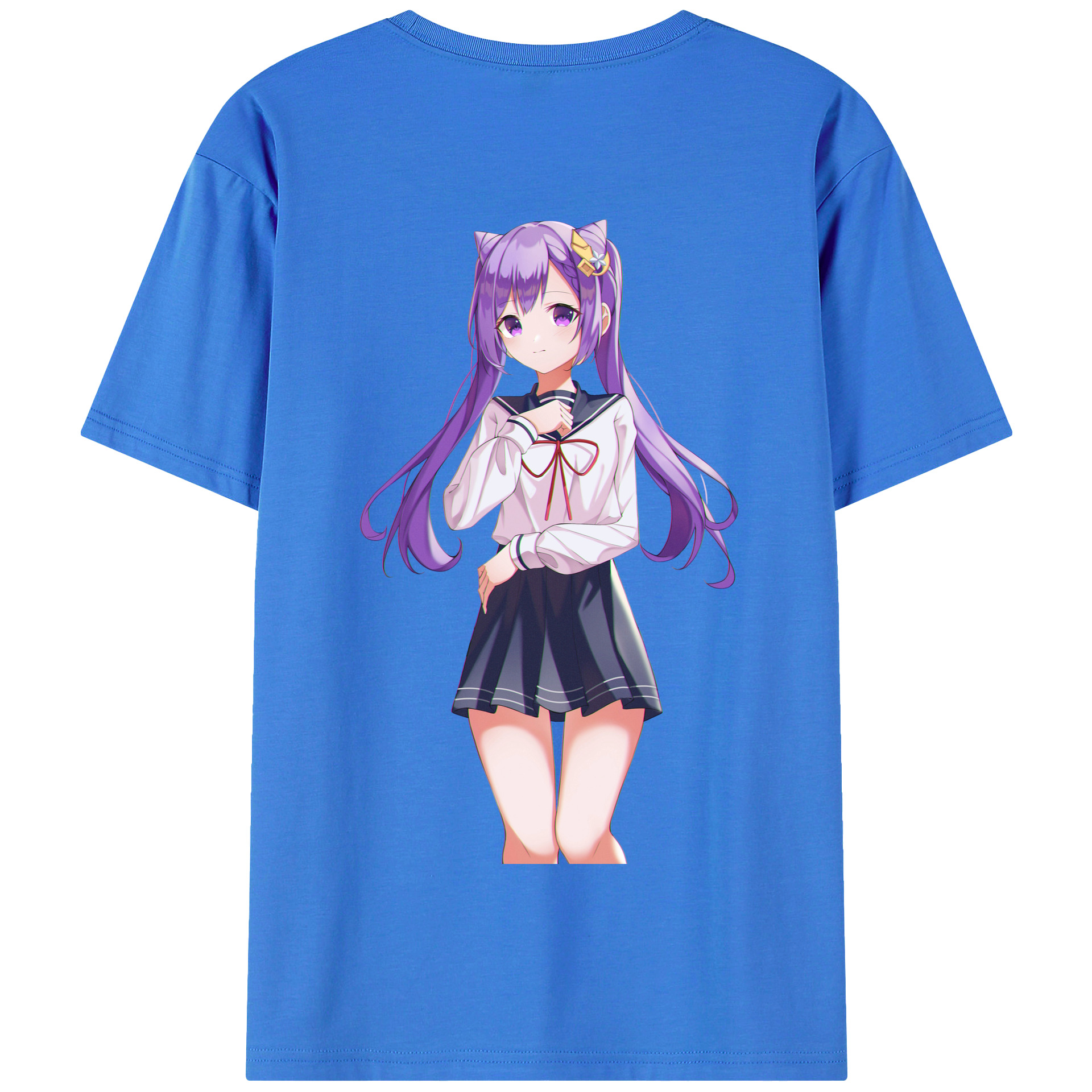 げんし神 刻晴 こくせい genshin Kokusei 綿100％半袖Tシャツ（背面プリント）