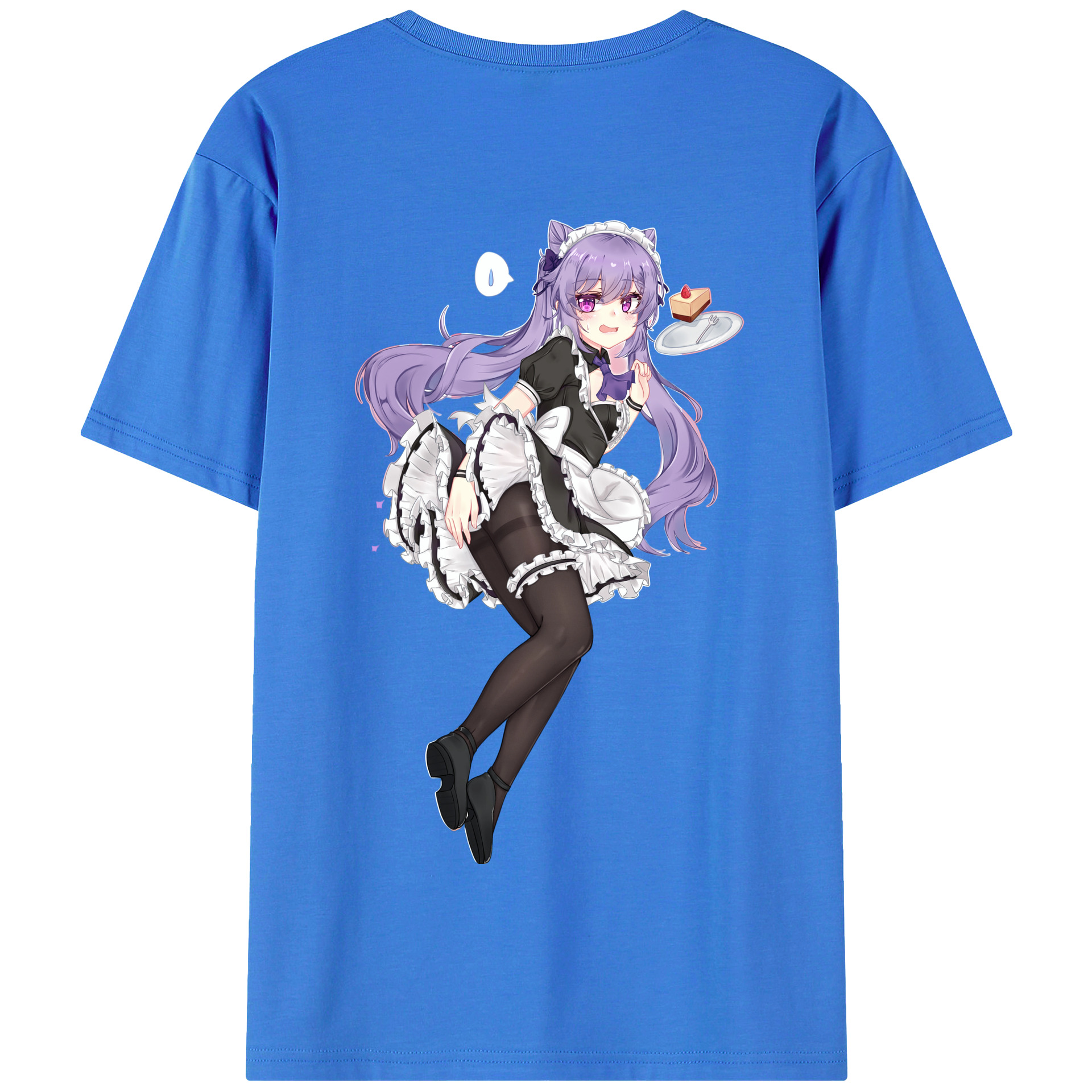 げんし神 刻晴 こくせい genshin Kokusei 綿100％半袖Tシャツ（背面プリント）