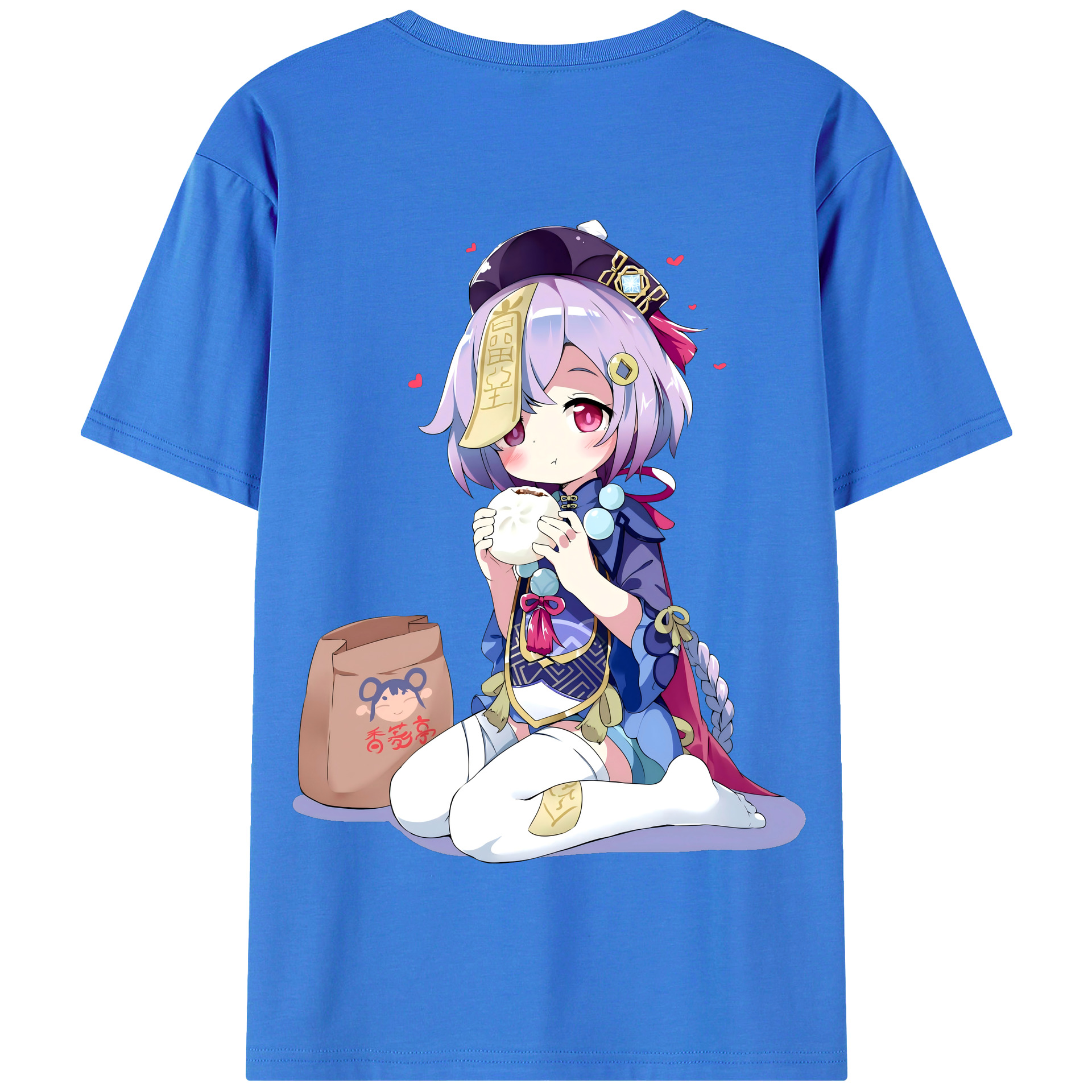 げんし神 七七 なな  genshin Nana 綿100％半袖Tシャツ（背面プリント）