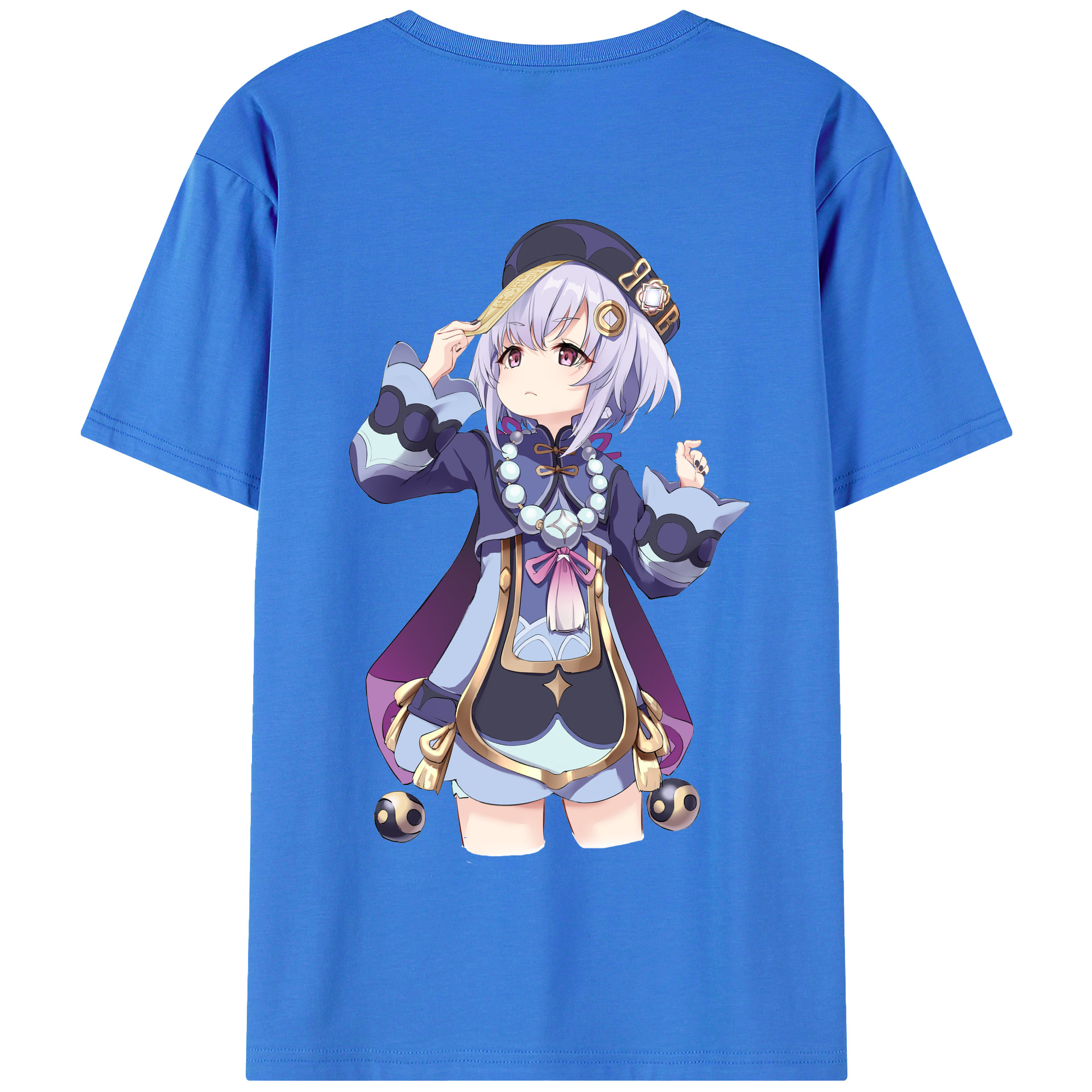 げんし神 七七 なな  genshin Nana 綿100％半袖Tシャツ（背面プリント）