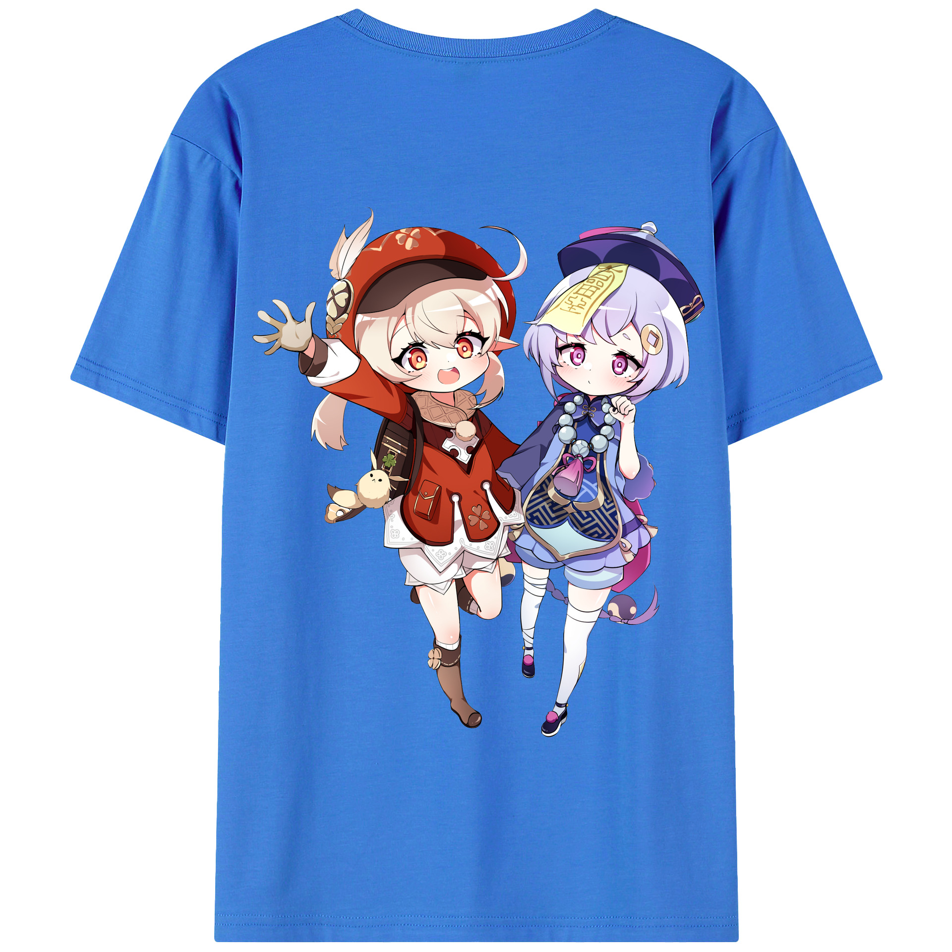 げんし神 七七 なな  genshin Nana 綿100％半袖Tシャツ（背面プリント）