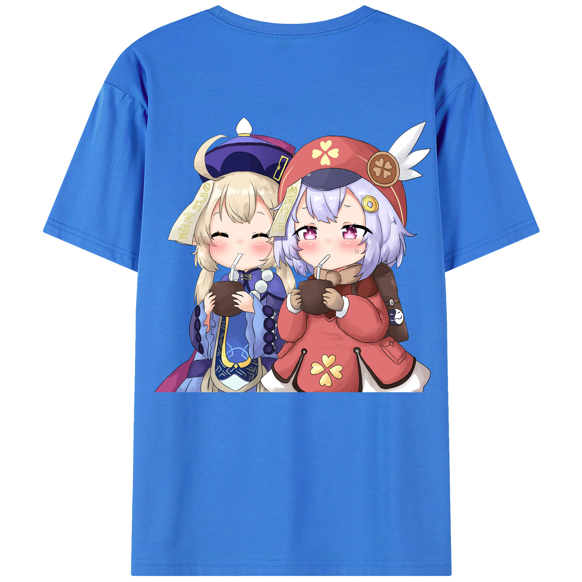 げんし神 七七 なな  genshin Nana 綿100％半袖Tシャツ（背面プリント）