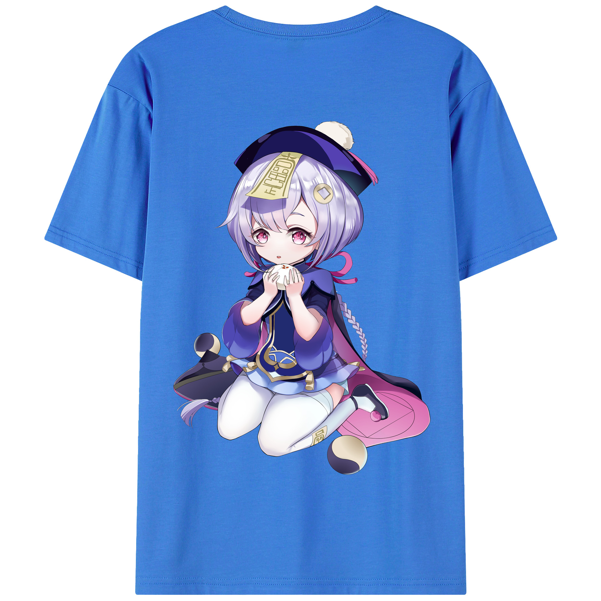 げんし神 七七 なな  genshin Nana 綿100％半袖Tシャツ（背面プリント）
