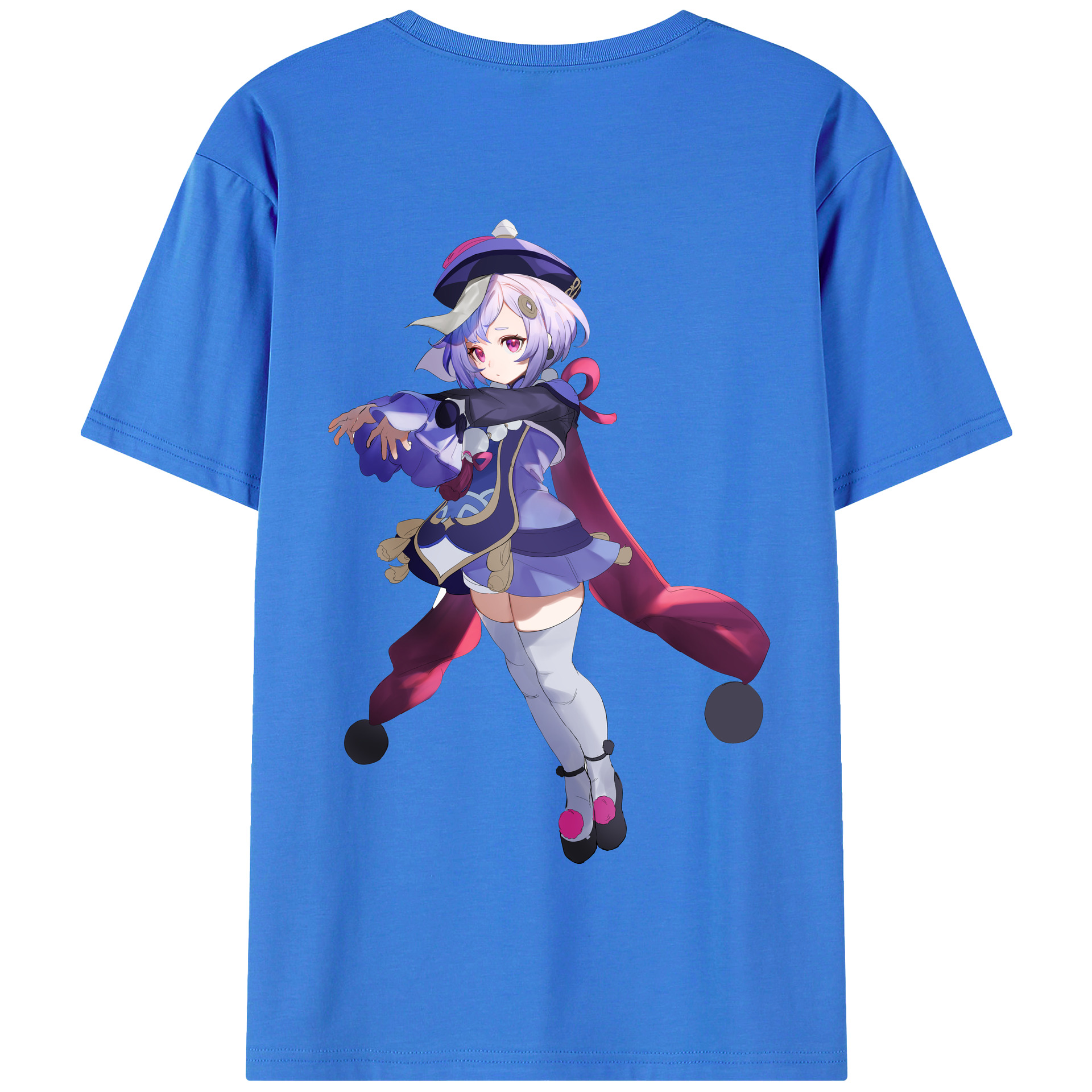 げんし神 七七 なな  genshin Nana 綿100％半袖Tシャツ（背面プリント）