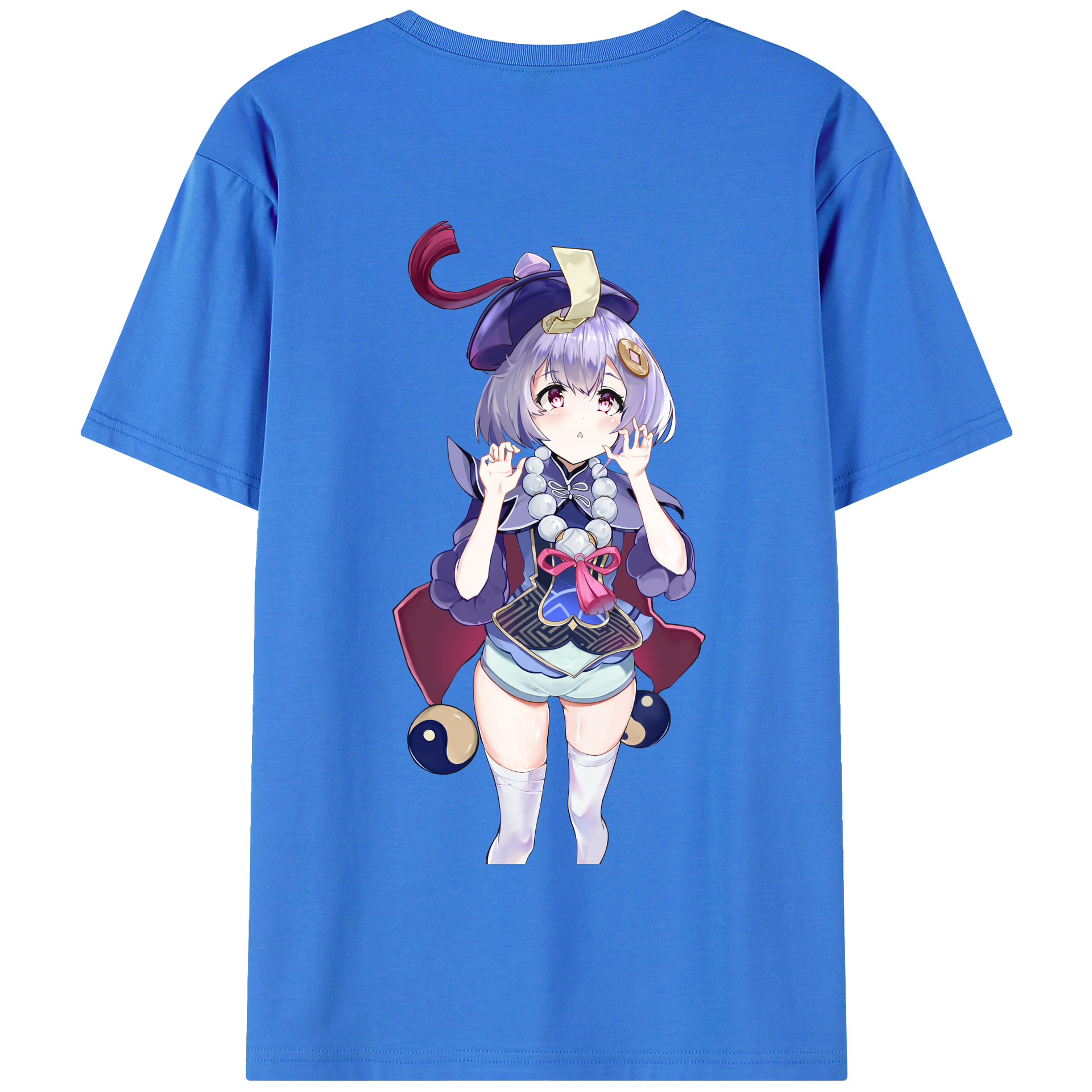 げんし神 七七 なな  genshin Nana 綿100％半袖Tシャツ（背面プリント）