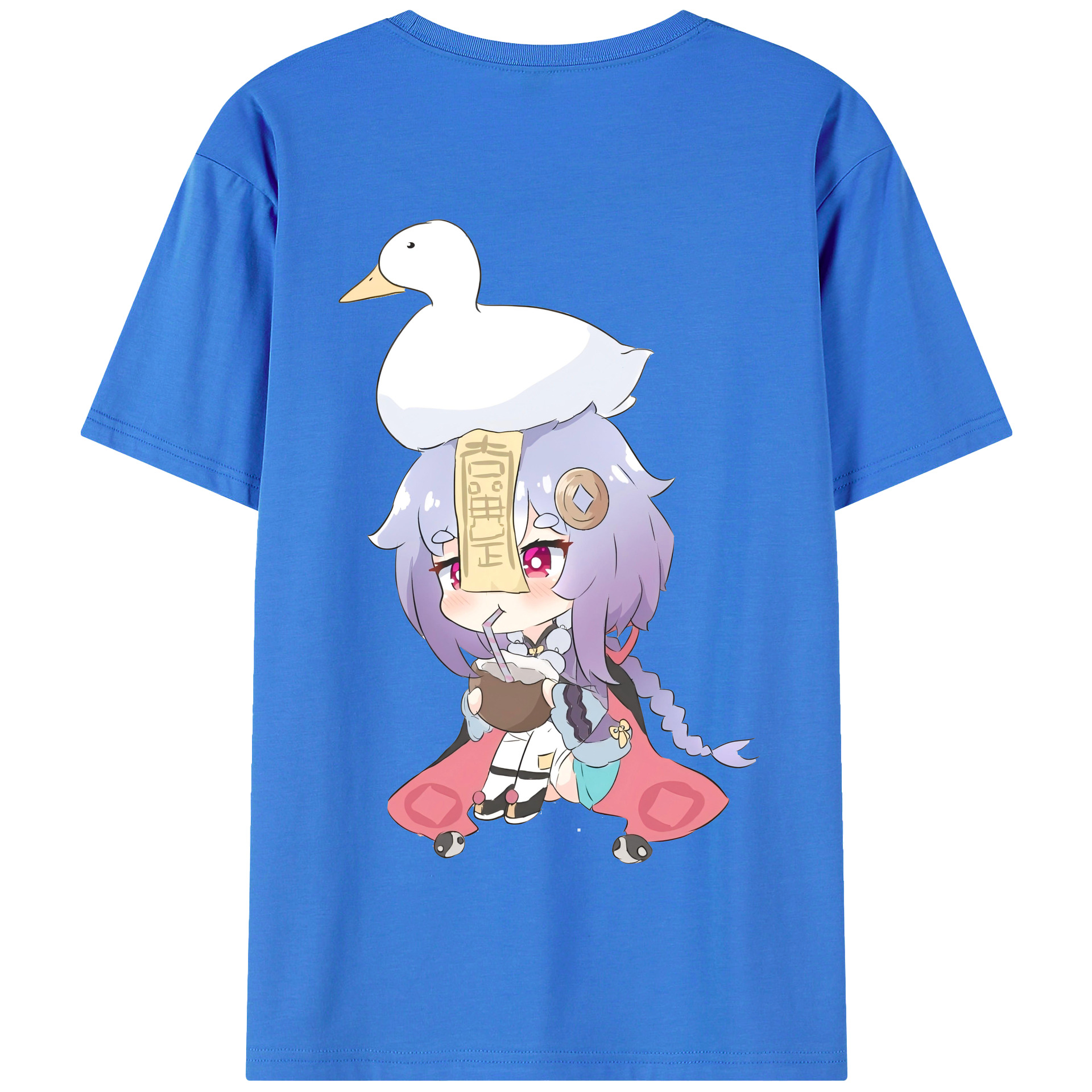 げんし神 七七 なな  genshin Nana 綿100％半袖Tシャツ（背面プリント）