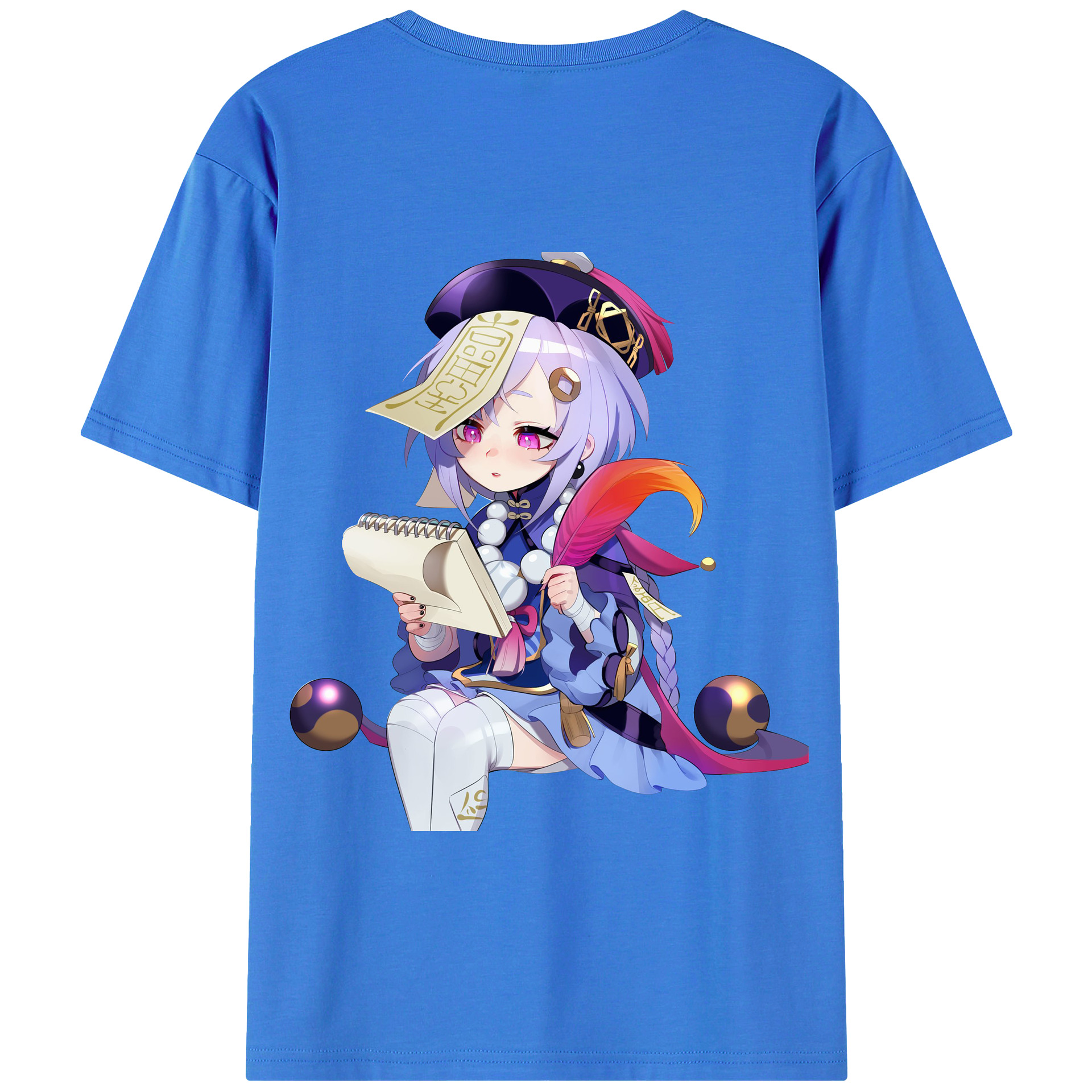 げんし神 七七 なな  genshin Nana 綿100％半袖Tシャツ（背面プリント）