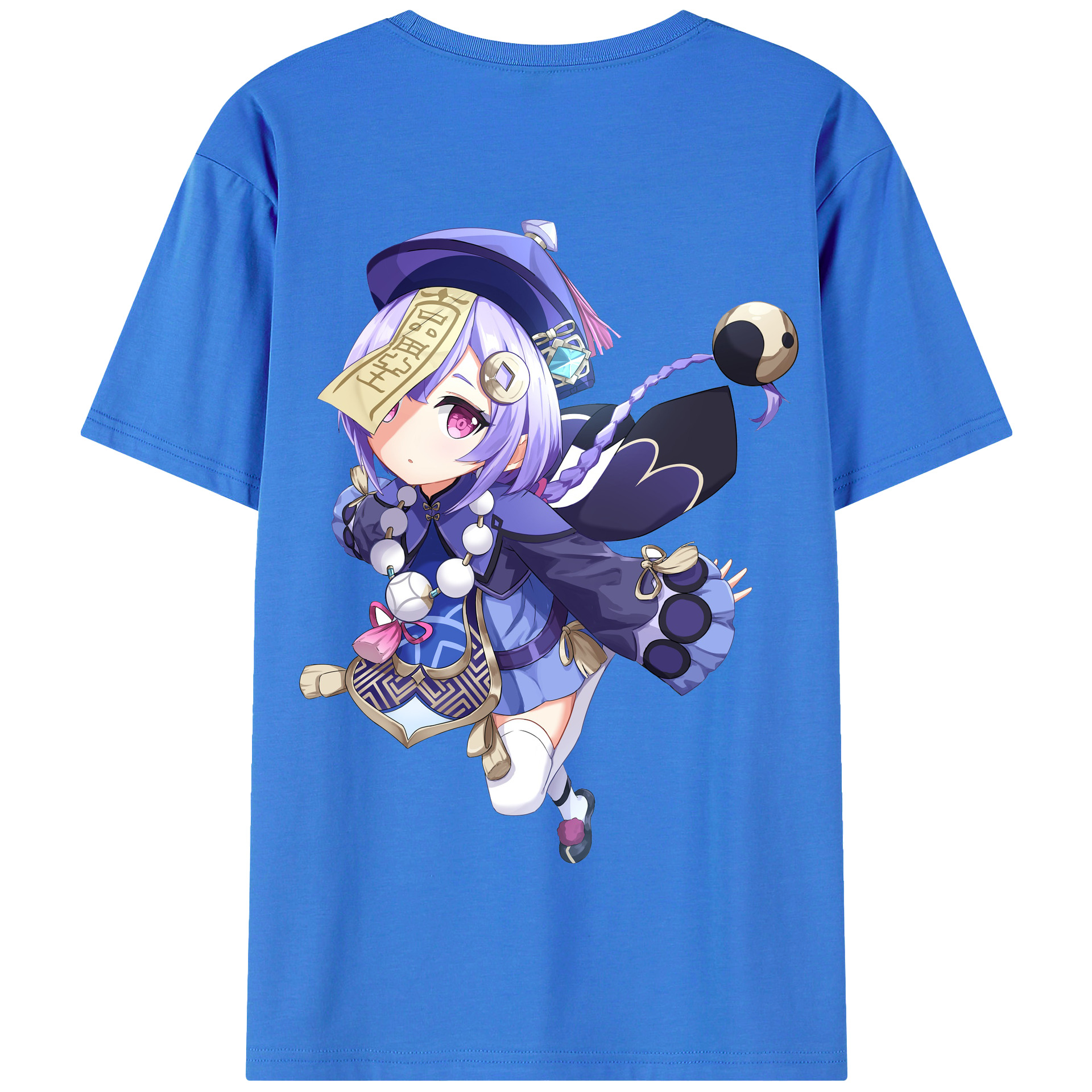 げんし神 七七 なな  genshin Nana 綿100％半袖Tシャツ（背面プリント）