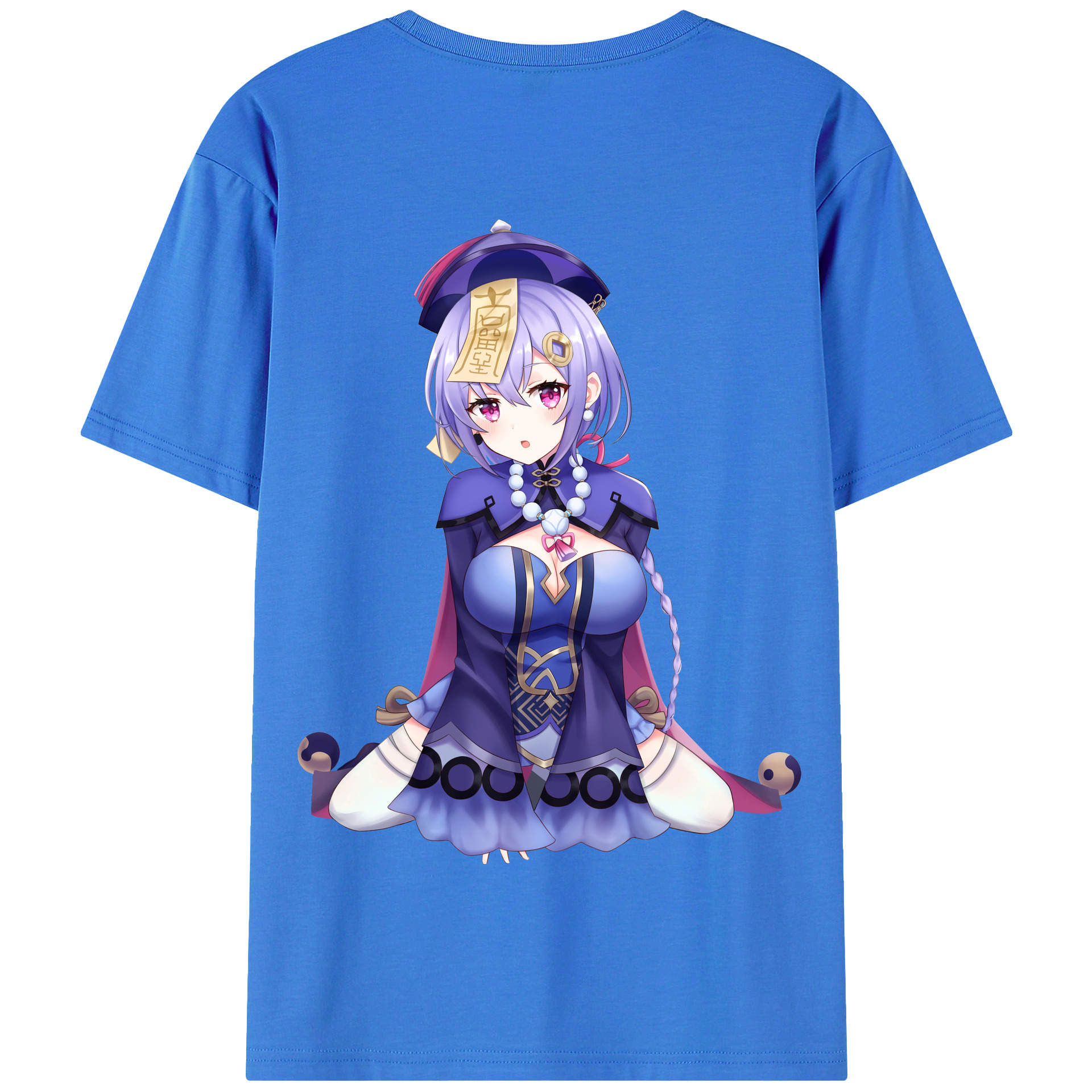 げんし神 七七 なな  genshin Nana 綿100％半袖Tシャツ（背面プリント）