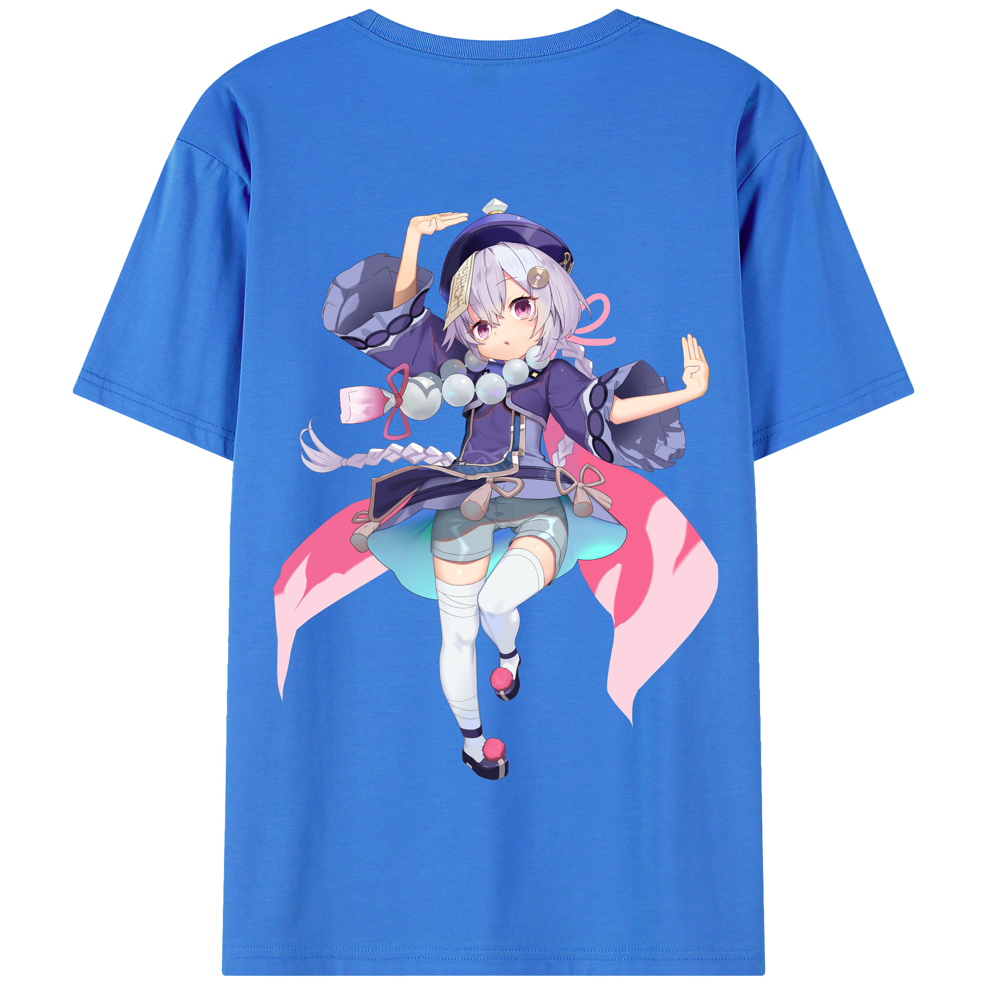 げんし神 七七 なな  genshin Nana 綿100％半袖Tシャツ（背面プリント）