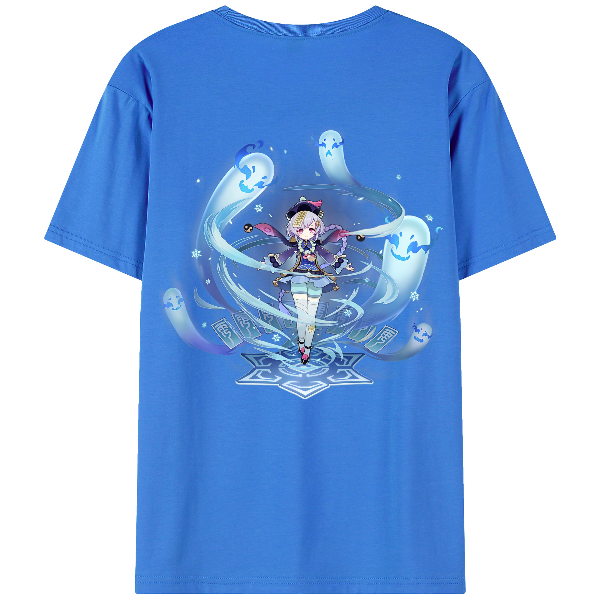 げんし神 七七 なな  genshin Nana 綿100％半袖Tシャツ（背面プリント）