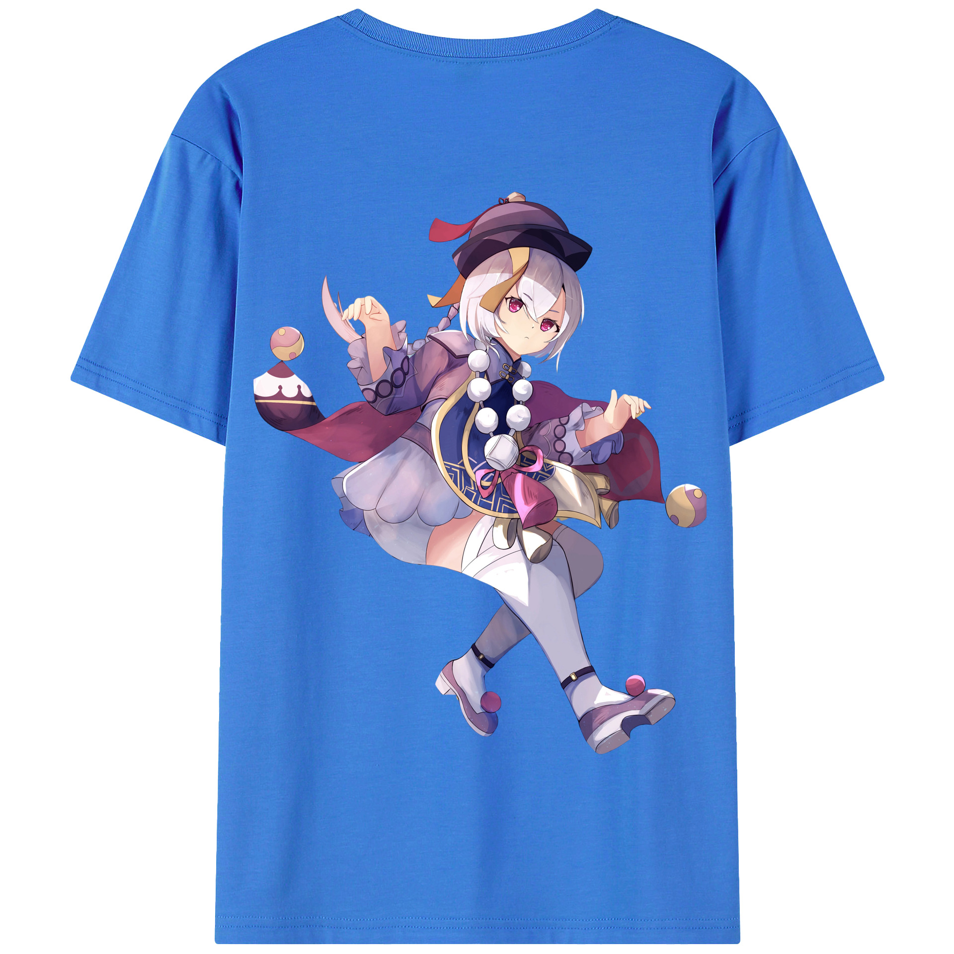 げんし神 七七 なな  genshin Nana 綿100％半袖Tシャツ（背面プリント）