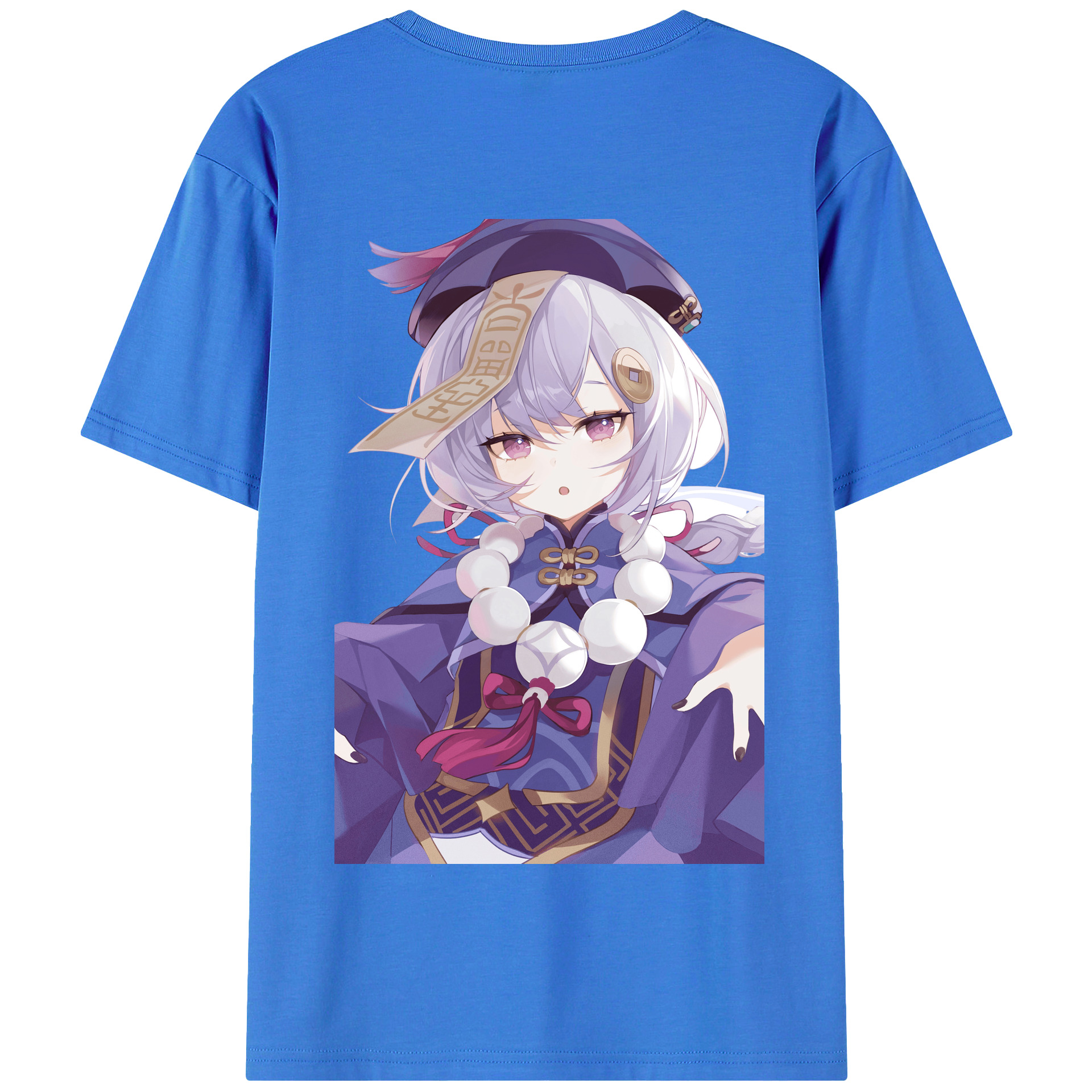 げんし神 七七 なな  genshin Nana 綿100％半袖Tシャツ（背面プリント）