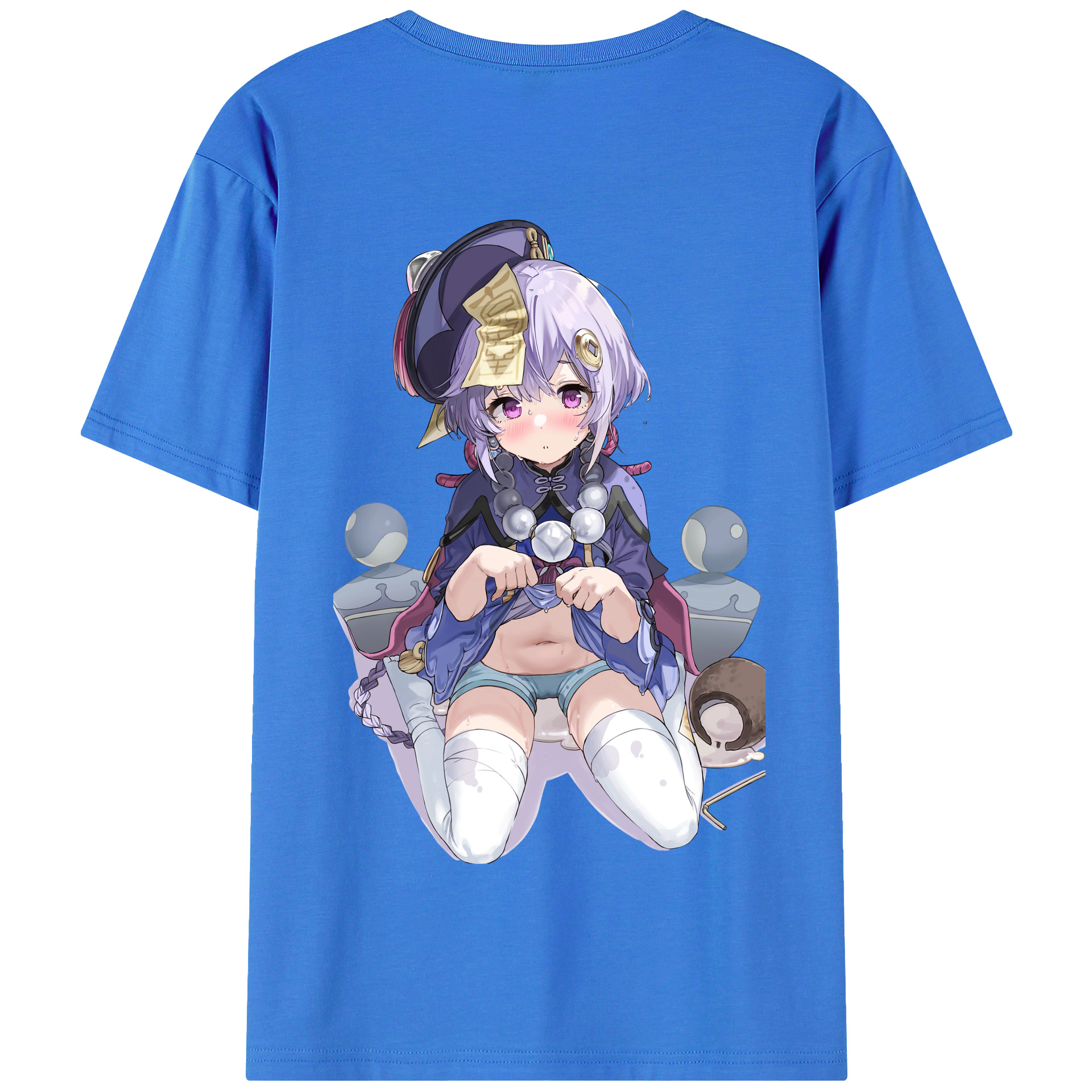 げんし神 七七 なな  genshin Nana 綿100％半袖Tシャツ（背面プリント）