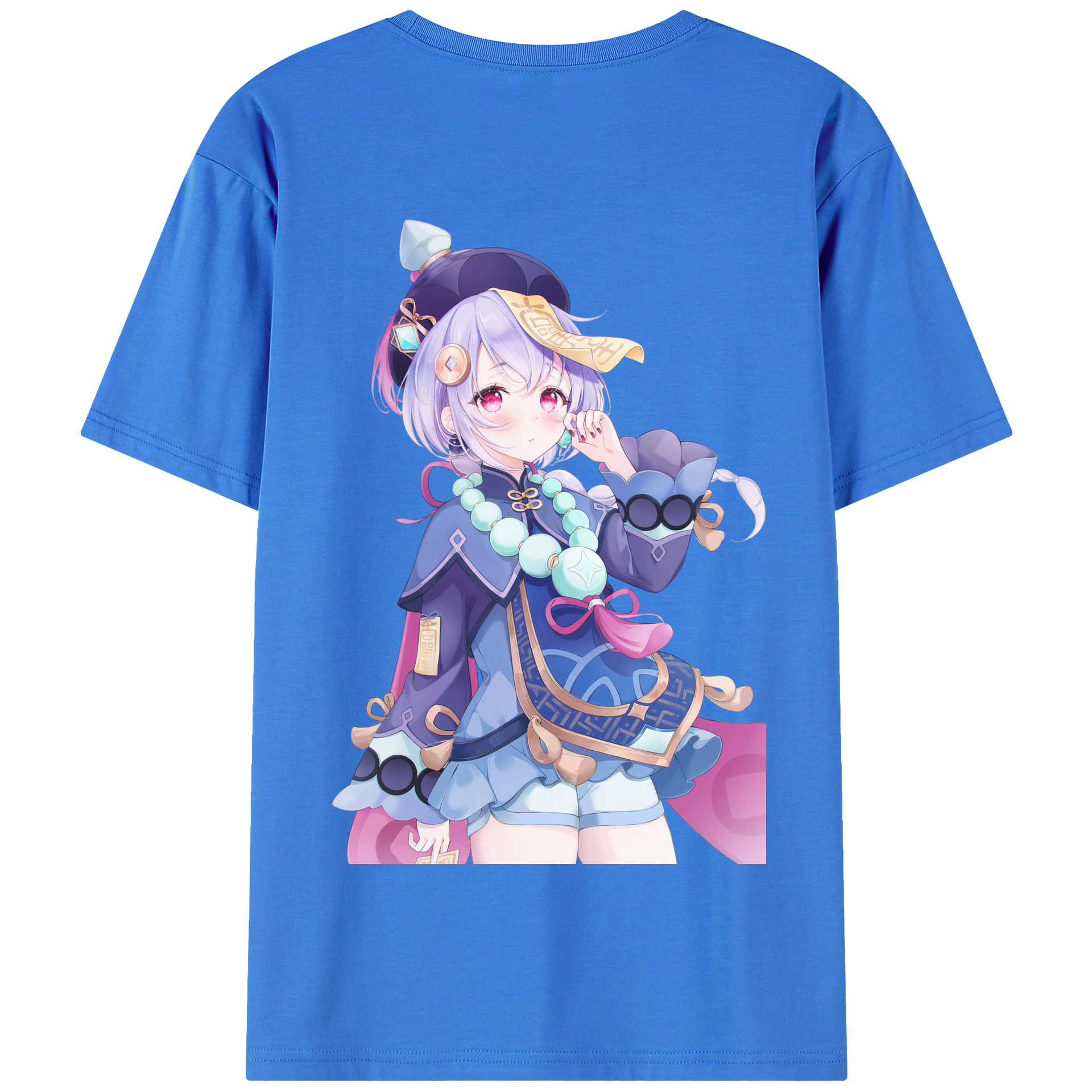 げんし神 七七 なな  genshin Nana 綿100％半袖Tシャツ（背面プリント）