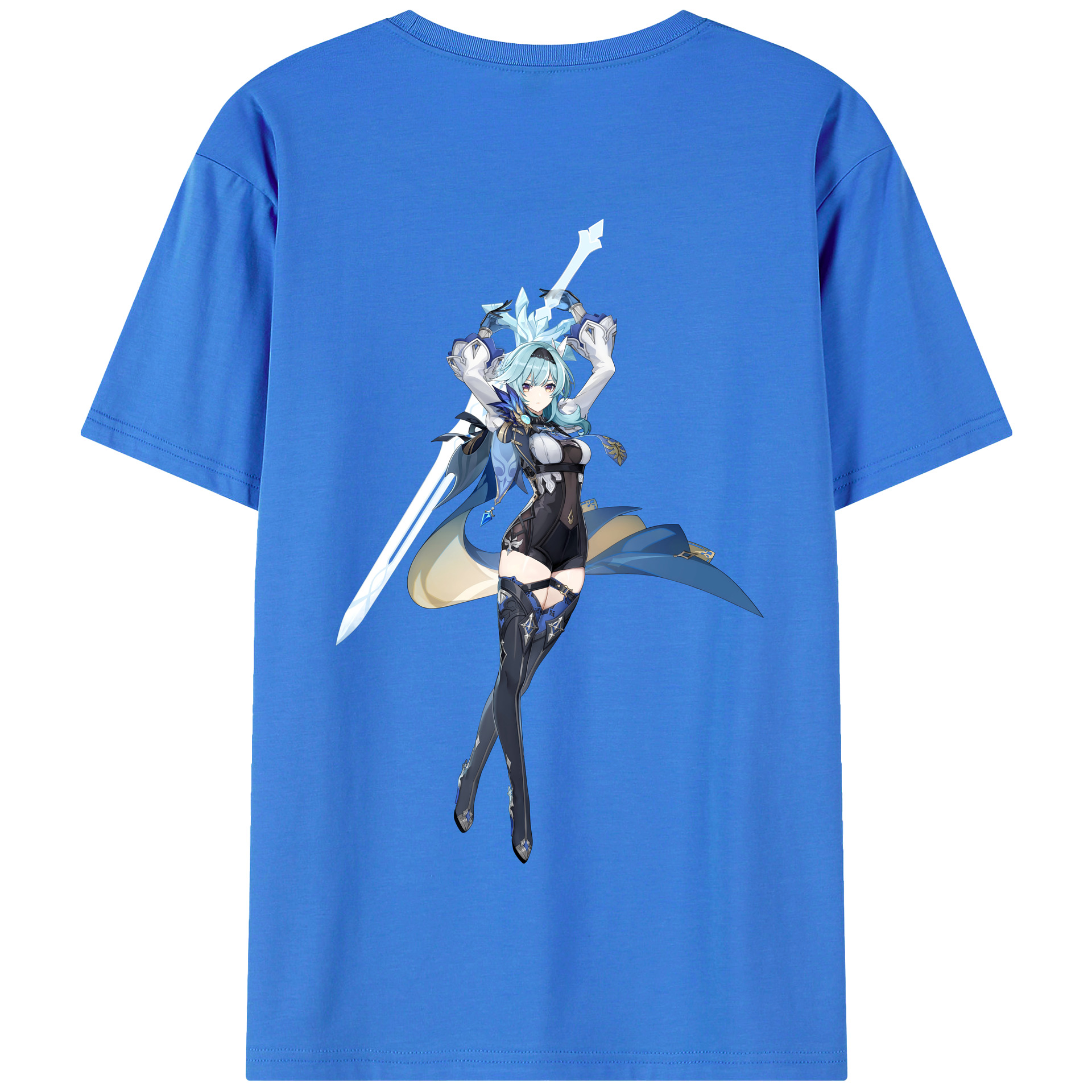げんし神 优菈 ゆうら genshin Yūra 綿100％半袖Tシャツ（背面プリント）