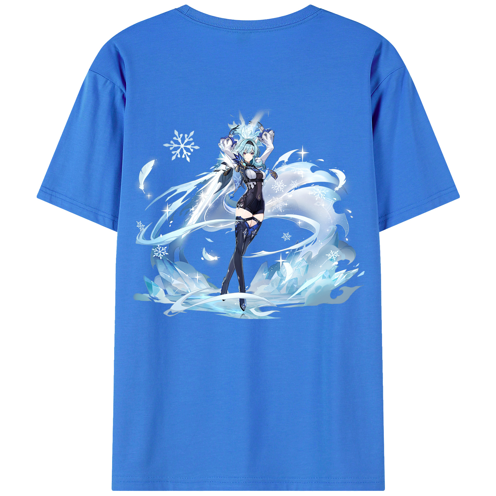 げんし神 优菈 ゆうら genshin Yūra 綿100％半袖Tシャツ（背面プリント）