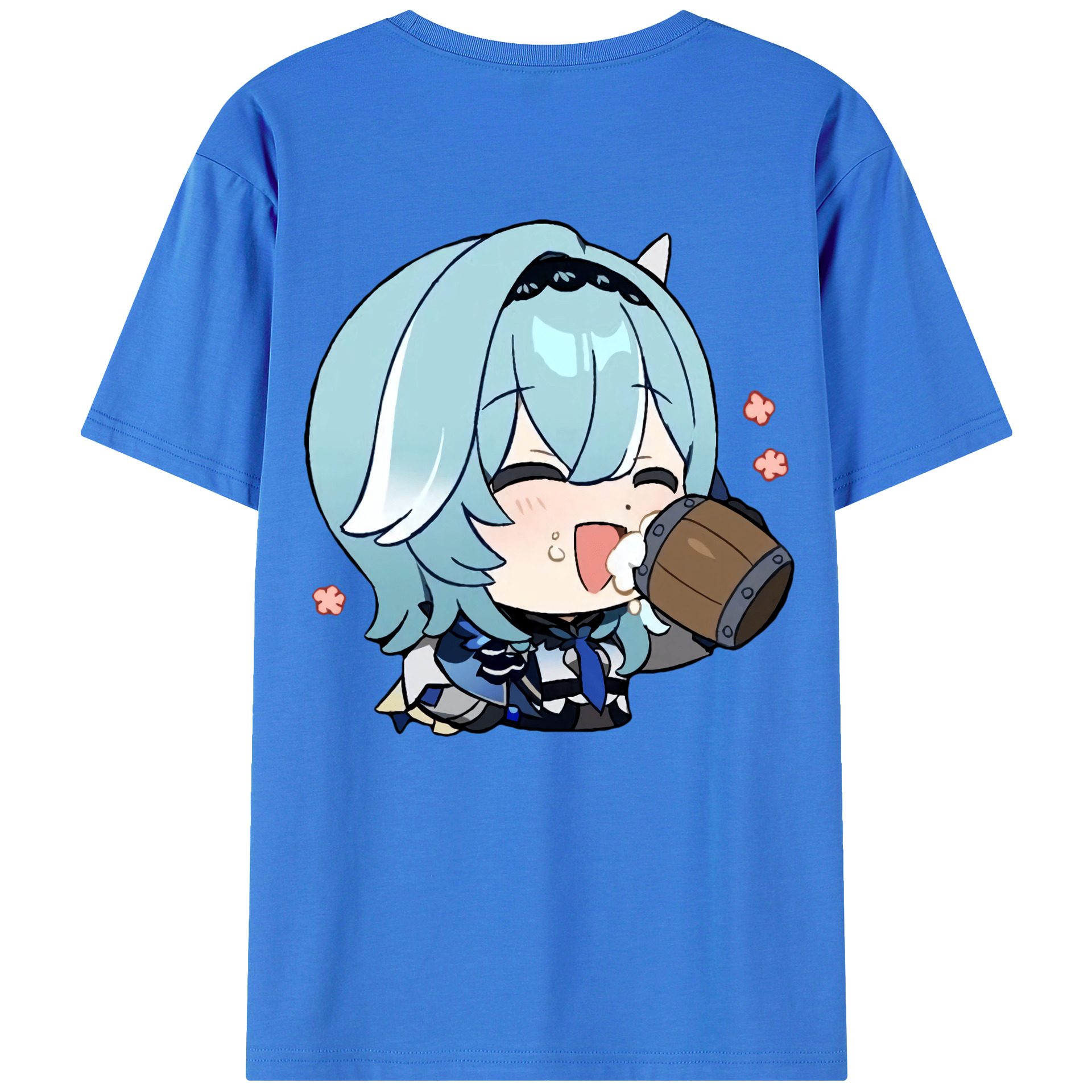 げんし神 优菈 ゆうら genshin Yūra 綿100％半袖Tシャツ（背面プリント）