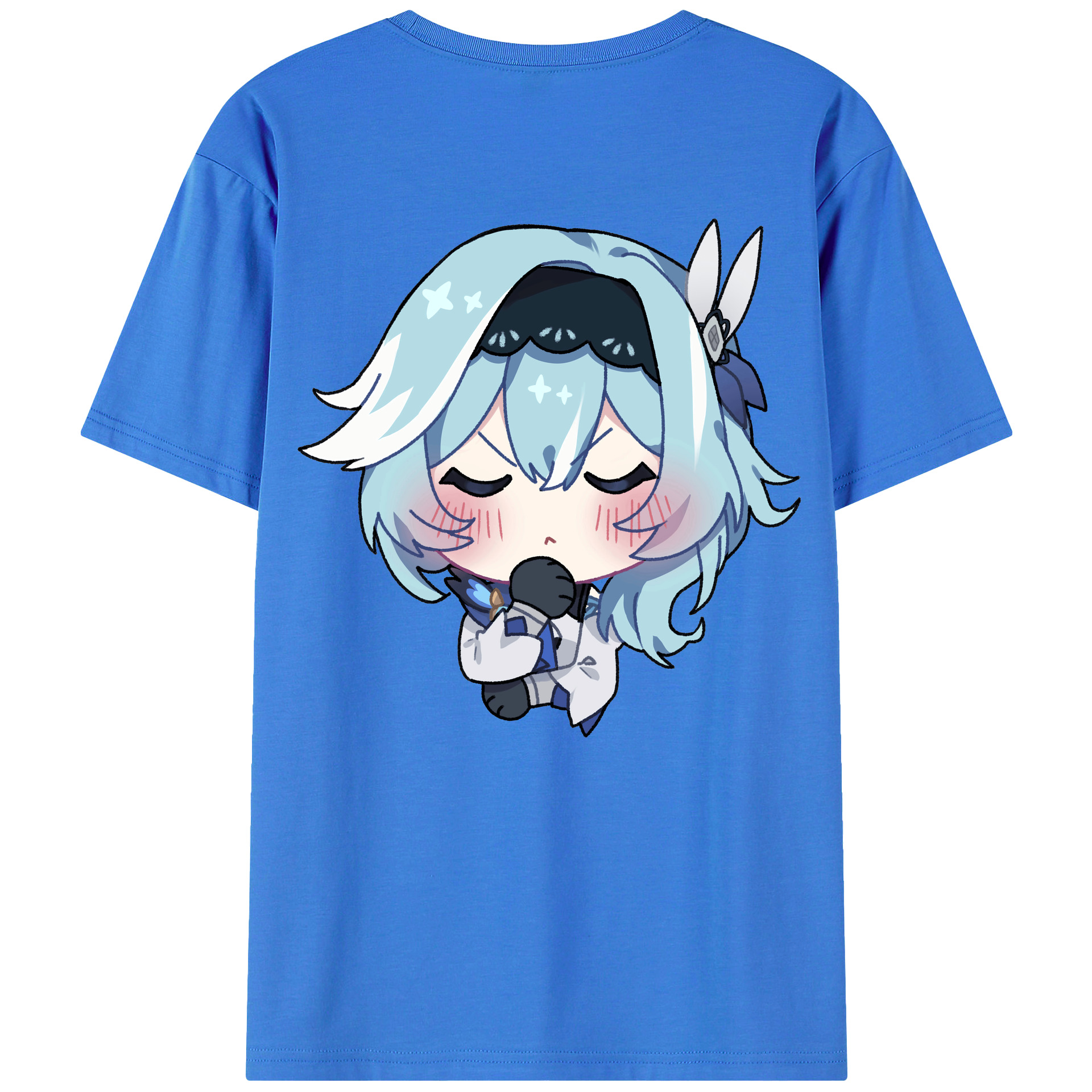 げんし神 优菈 ゆうら genshin Yūra 綿100％半袖Tシャツ（背面プリント）