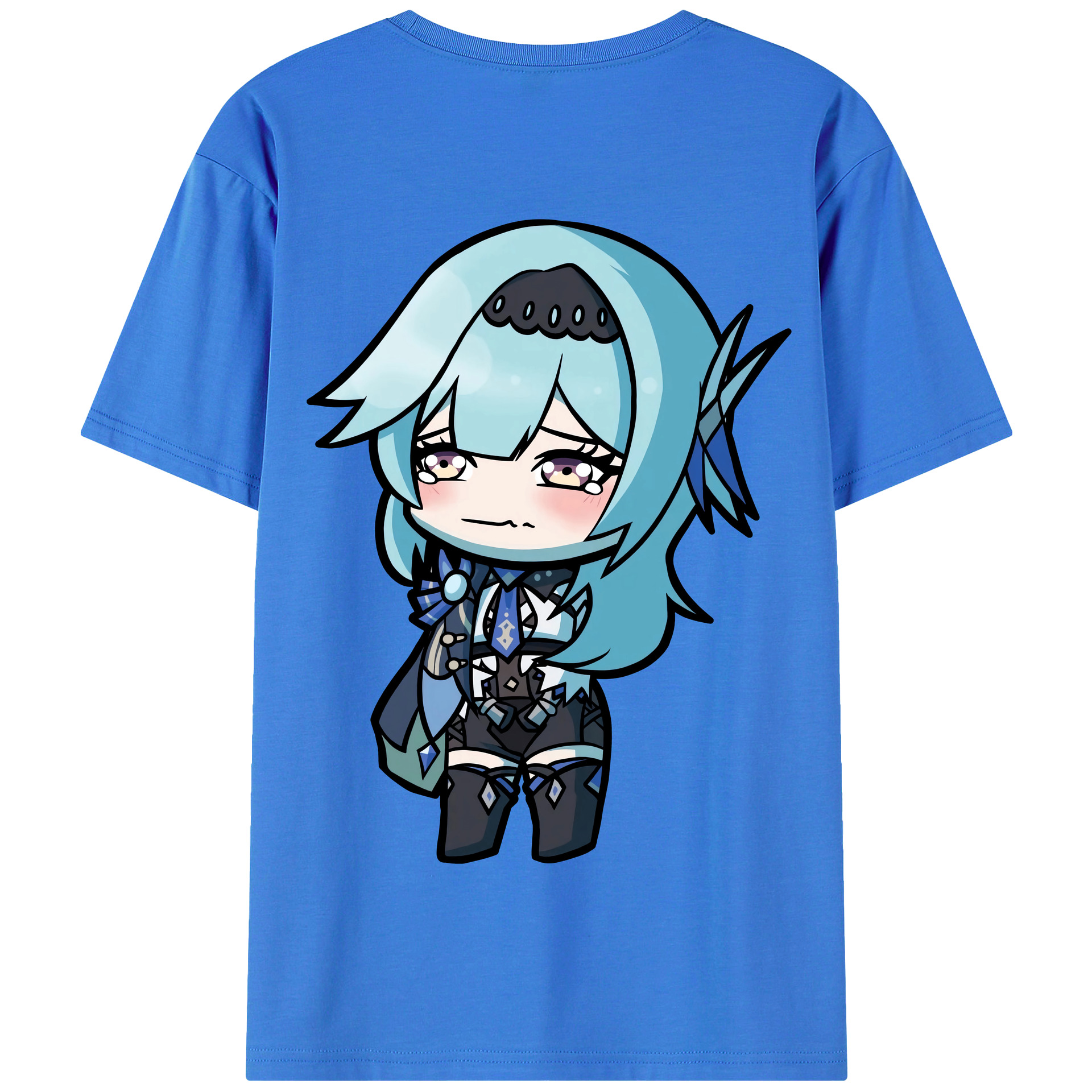 げんし神 优菈 ゆうら genshin Yūra 綿100％半袖Tシャツ（背面プリント）
