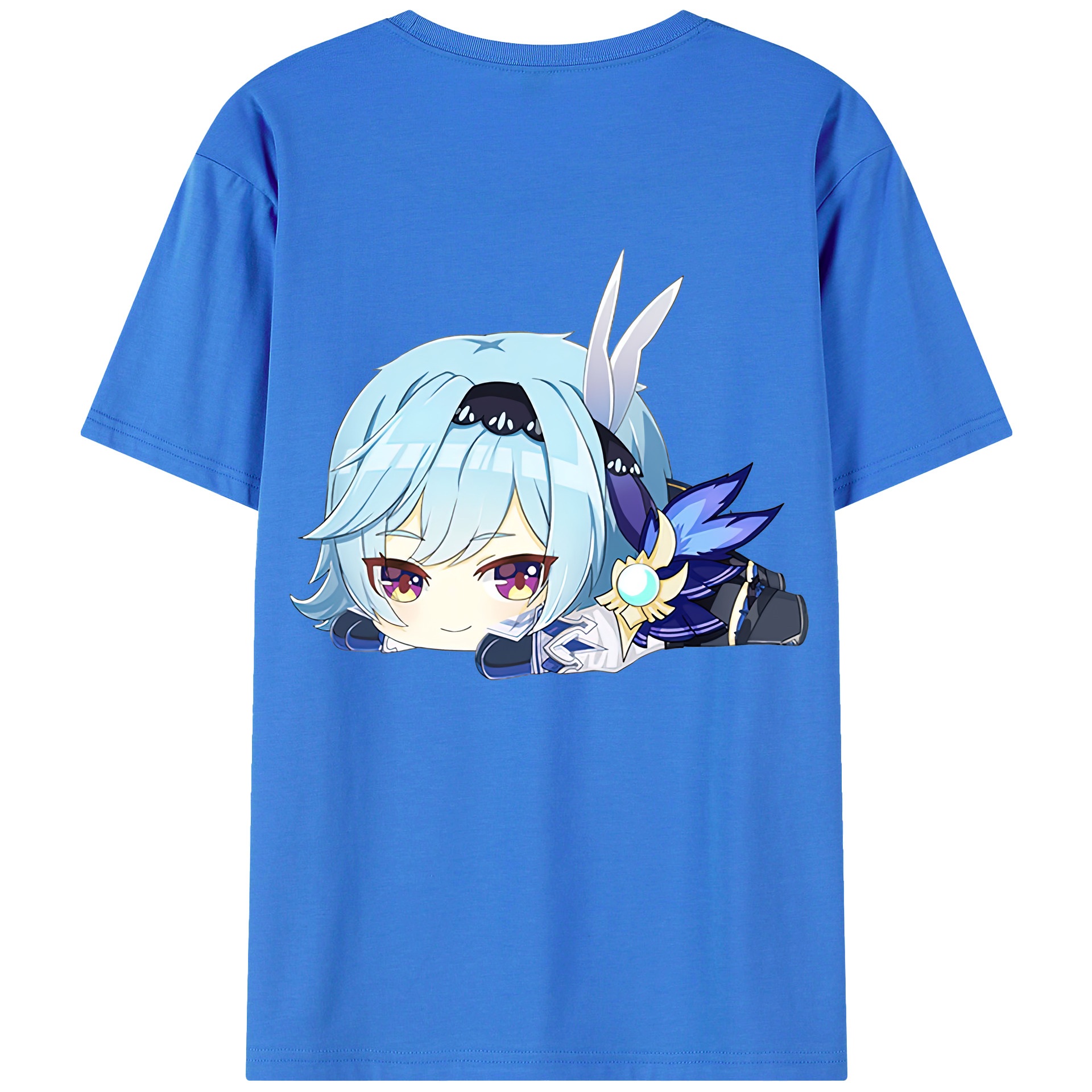 げんし神 优菈 ゆうら genshin Yūra 綿100％半袖Tシャツ（背面プリント）
