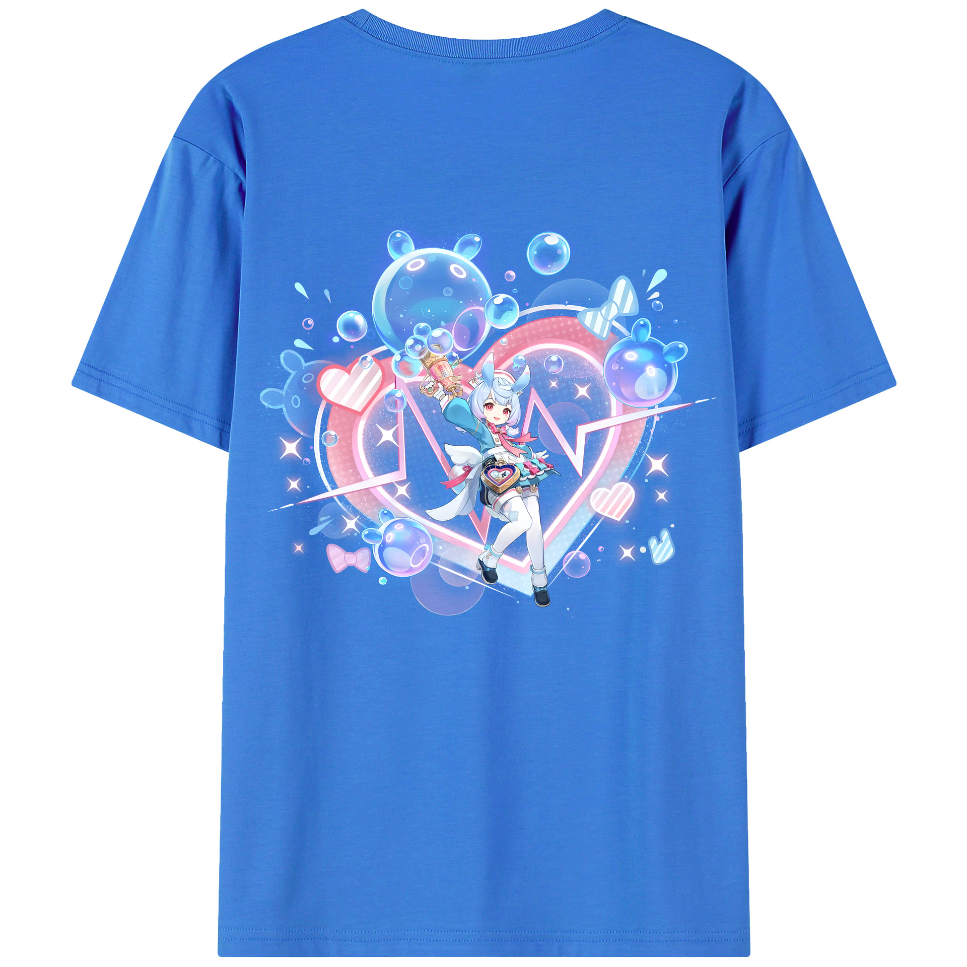 げんし神 シゲウィン genshin Shigewin 綿100％半袖Tシャツ（背面プリント）