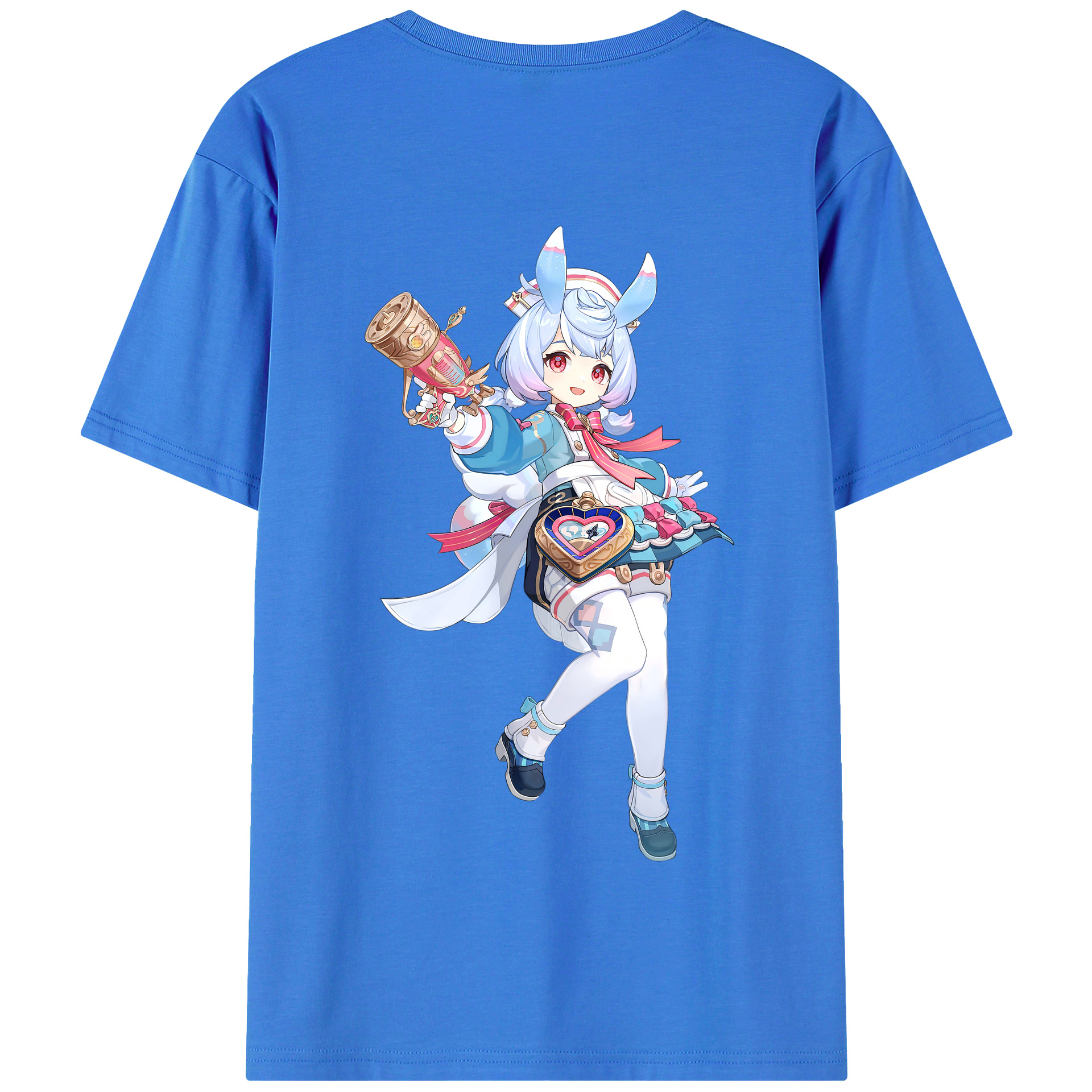げんし神 シゲウィン genshin Shigewin 綿100％半袖Tシャツ（背面プリント）